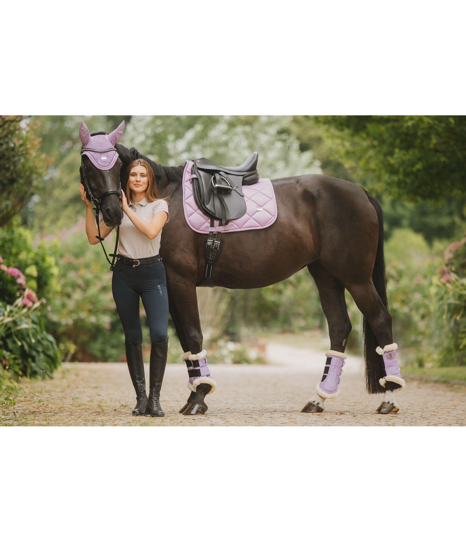 Teddy Fleece Dressage Boots Essential, Hind Legs