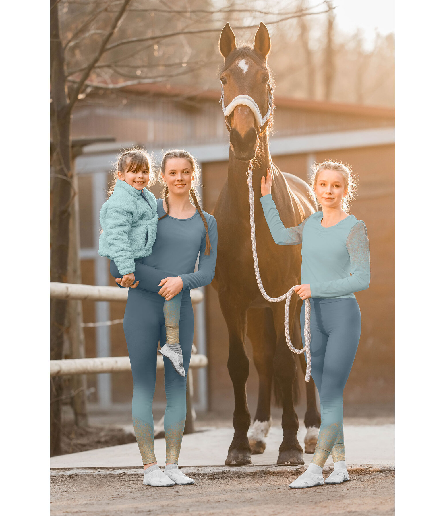 Vaulting Leggings Icy Glitter for Women