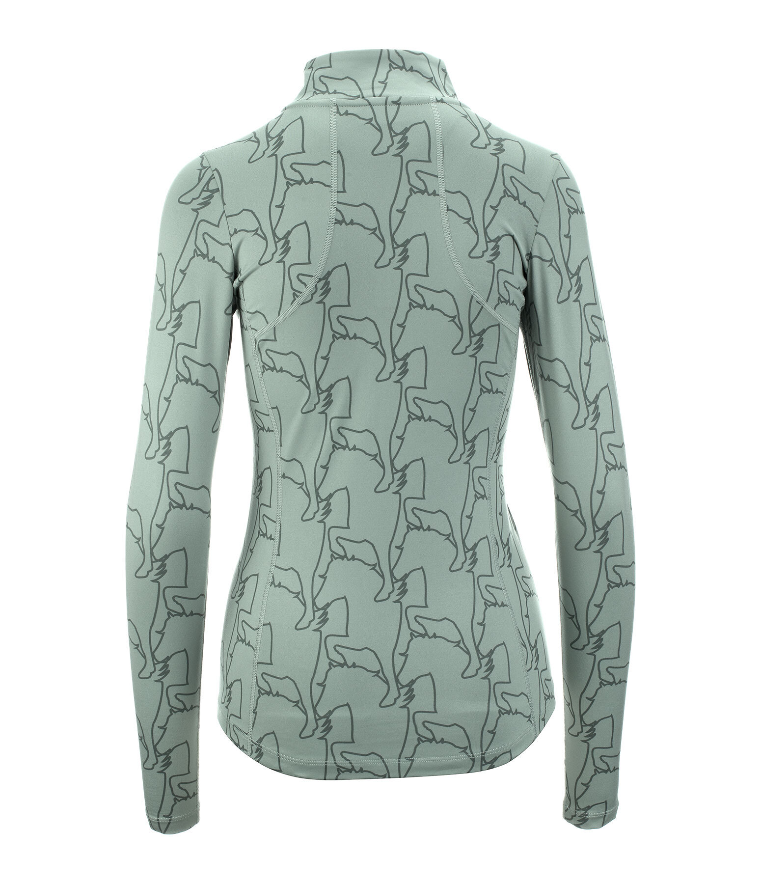 Zip Functional Long Sleeve Shirt Asta