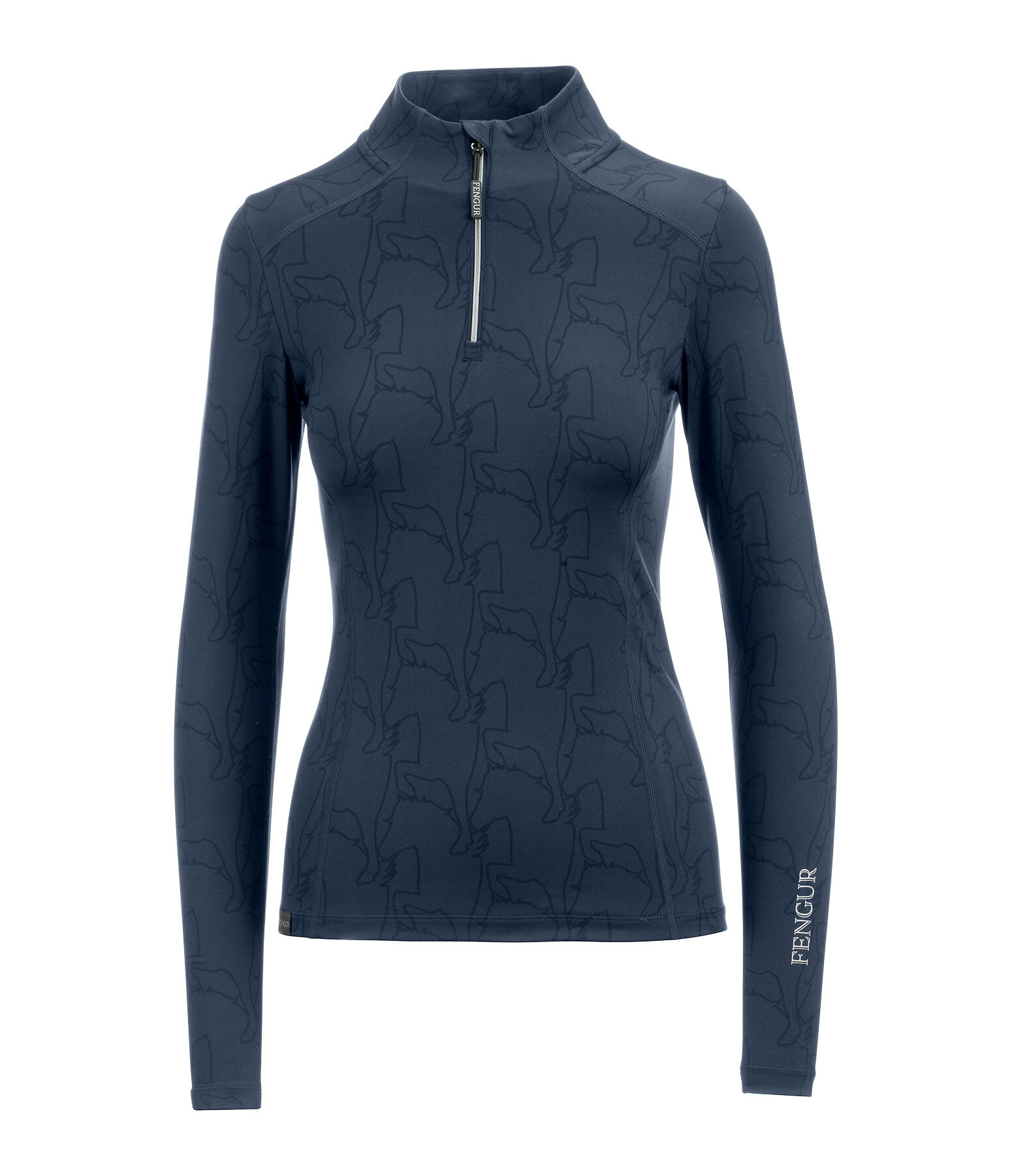 Zip Functional Long Sleeve Shirt Asta