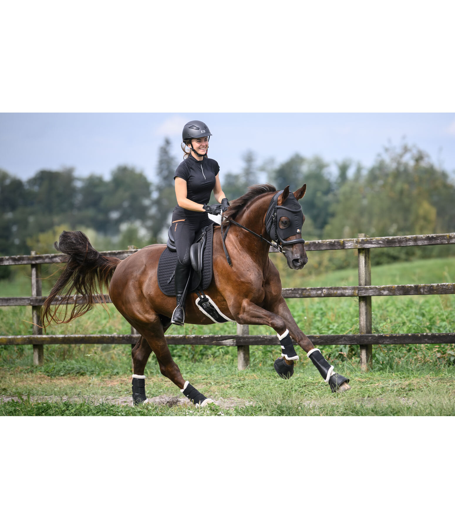 Comfort Mask for Horses Earless Ceramic Rehab