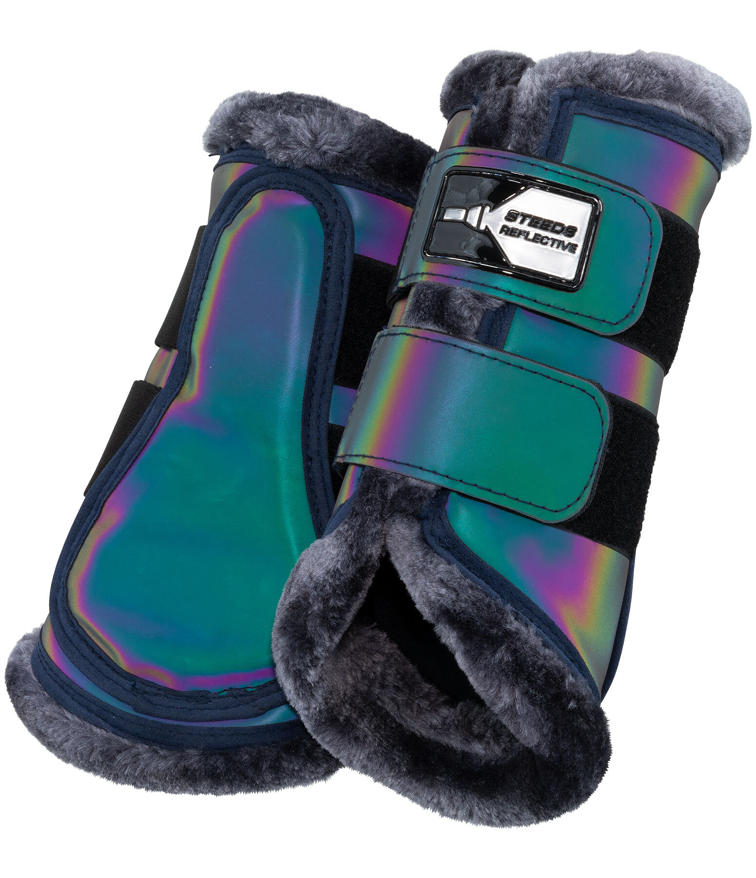 Hi-Vis Boots Holographic, Front Legs