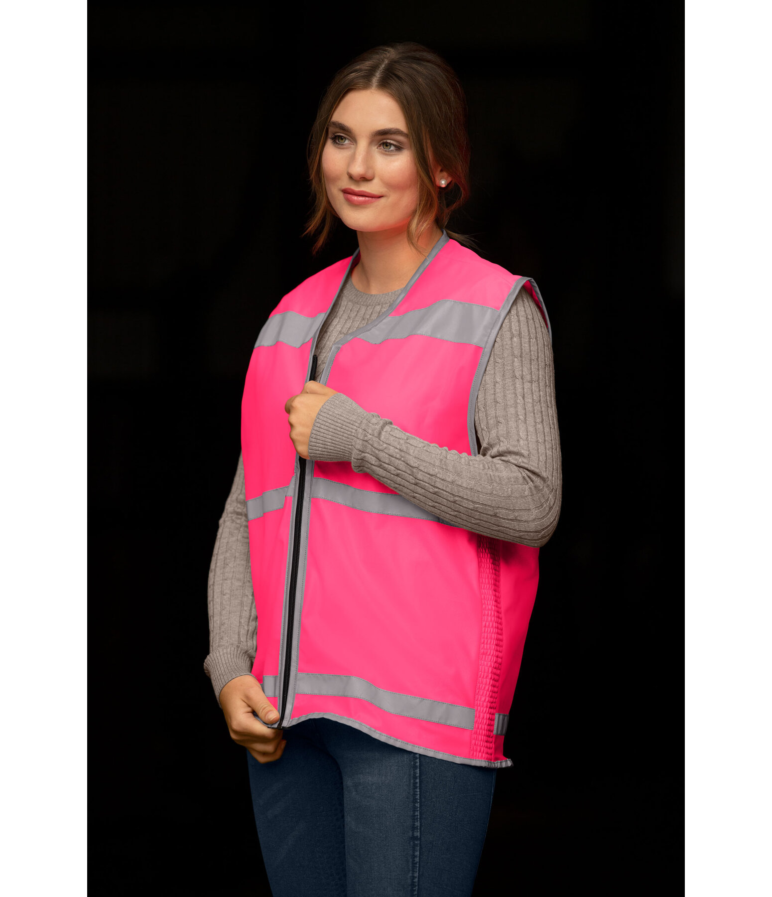 Hi-Vis Zip Up Waistcoat