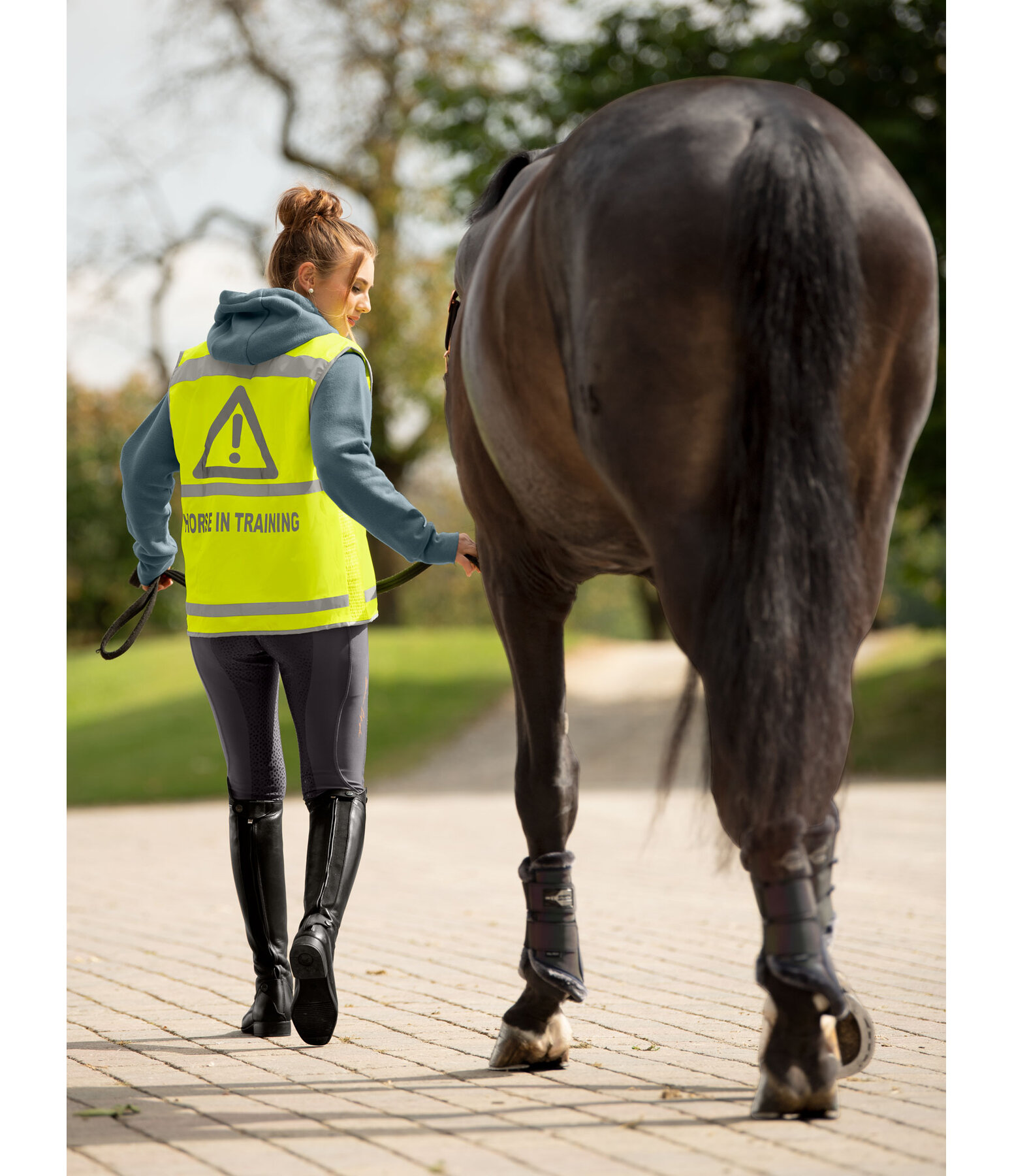 Hi-Vis Zip Up Waistcoat