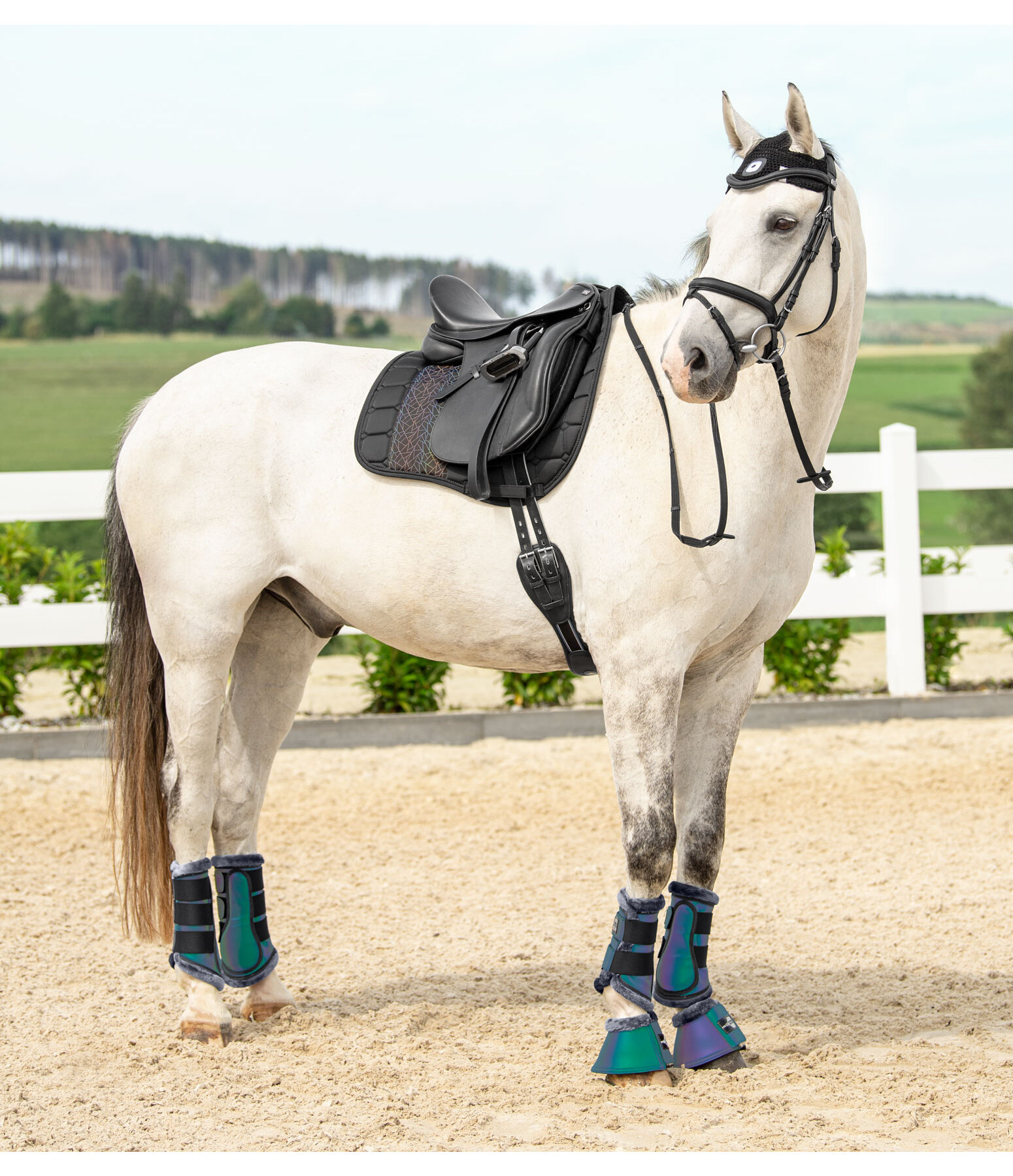 Reflex Saddle Pad Holographic with Mobile Phone Pocket