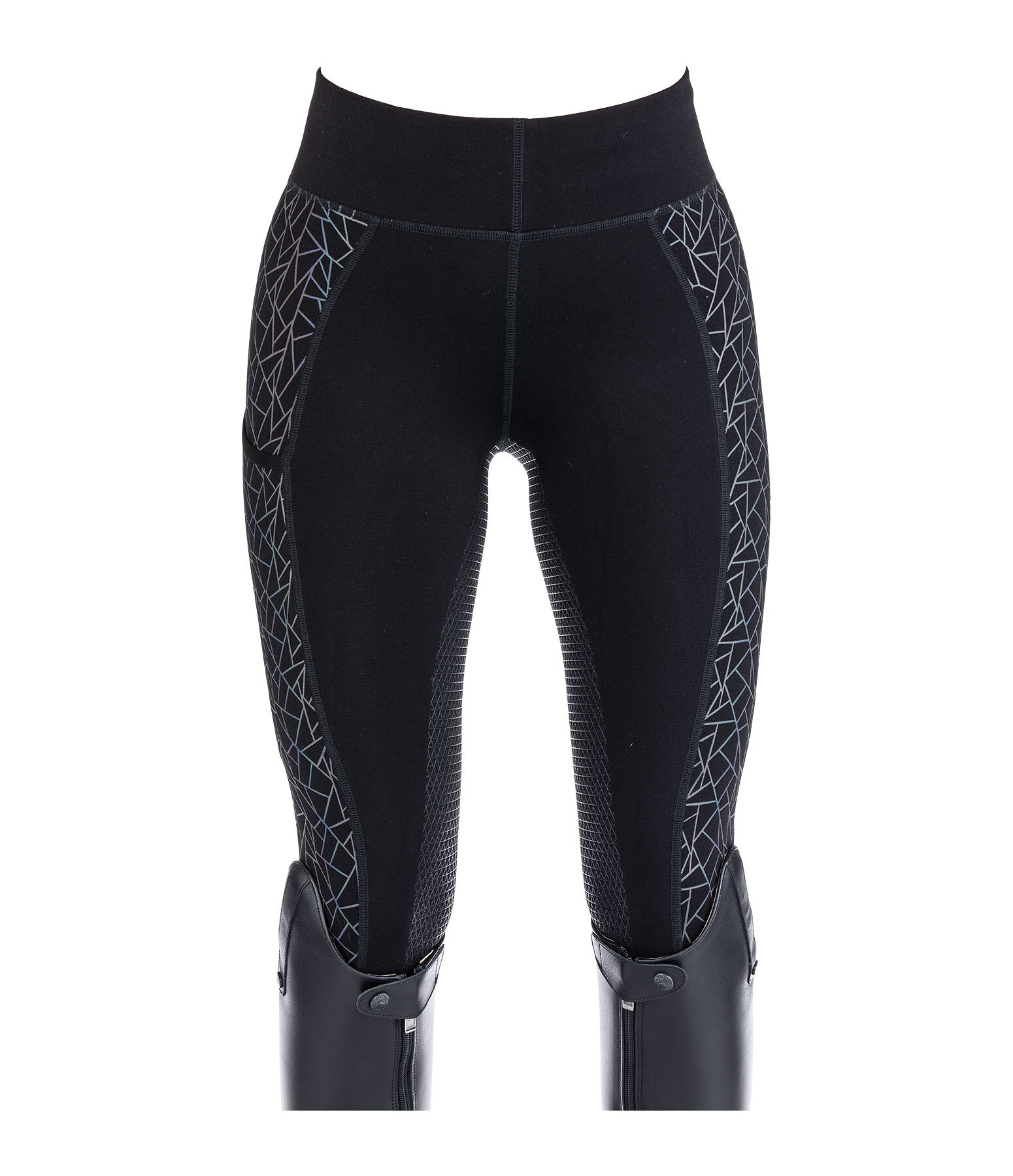 Grip Full Seat Riding Tights Holographic