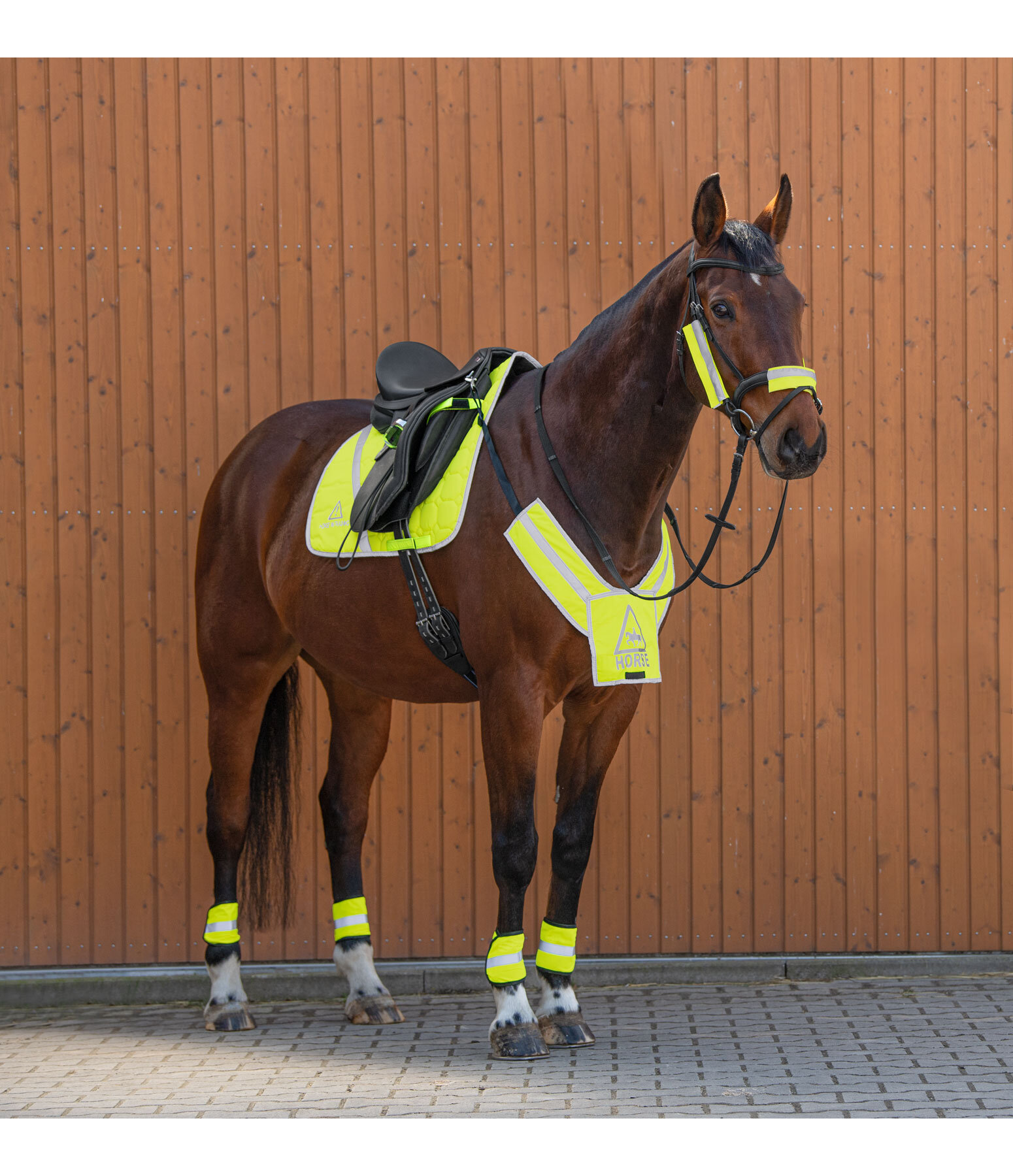 Hi-Vis Saddle Pad Neon Bright