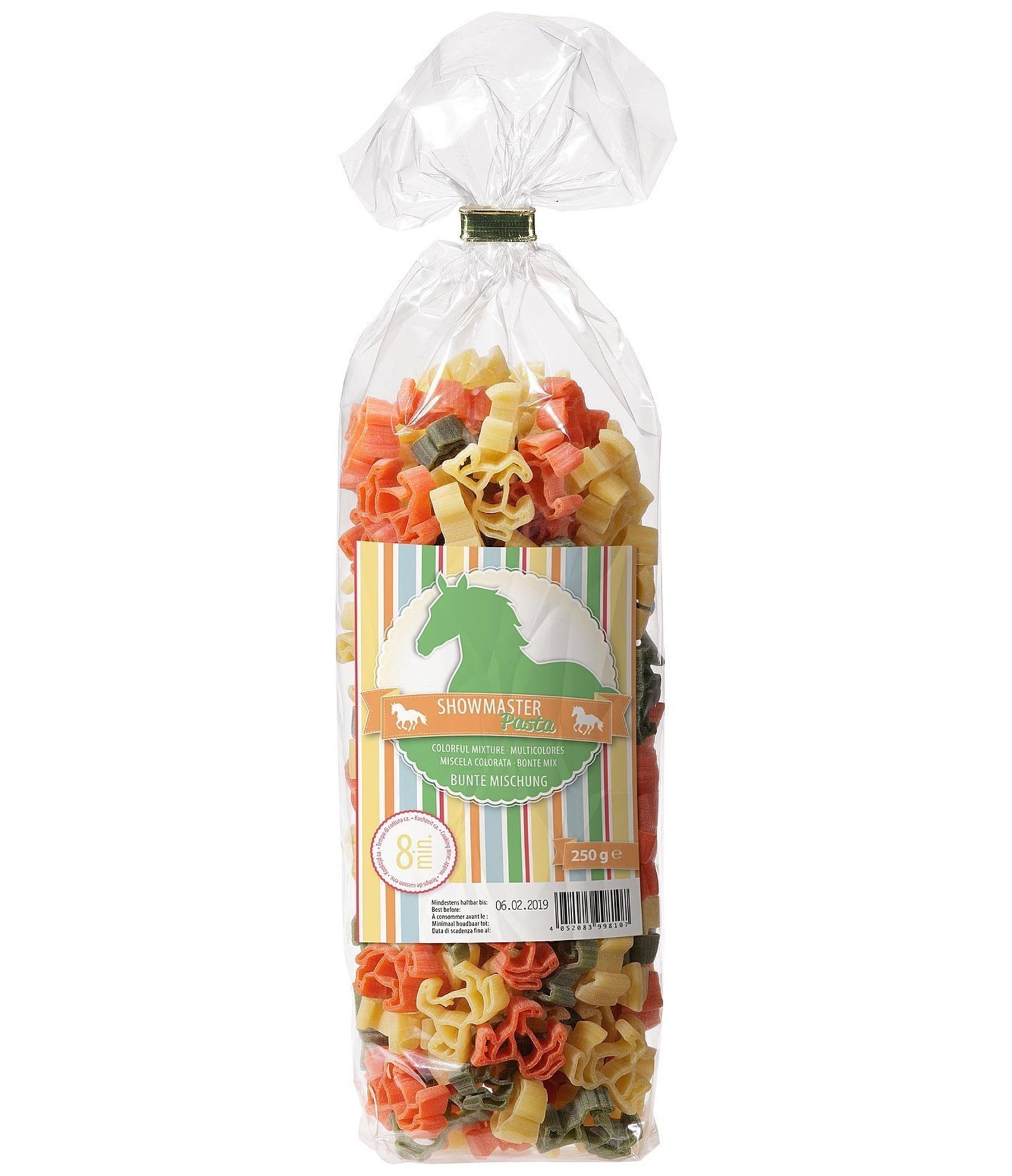 HorseShaped Pasta colourful mix Kramer Equestrian