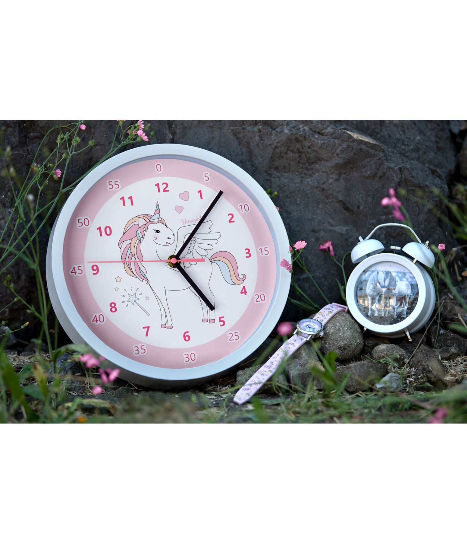 Wall Clock for Children Be Like a Unicorn