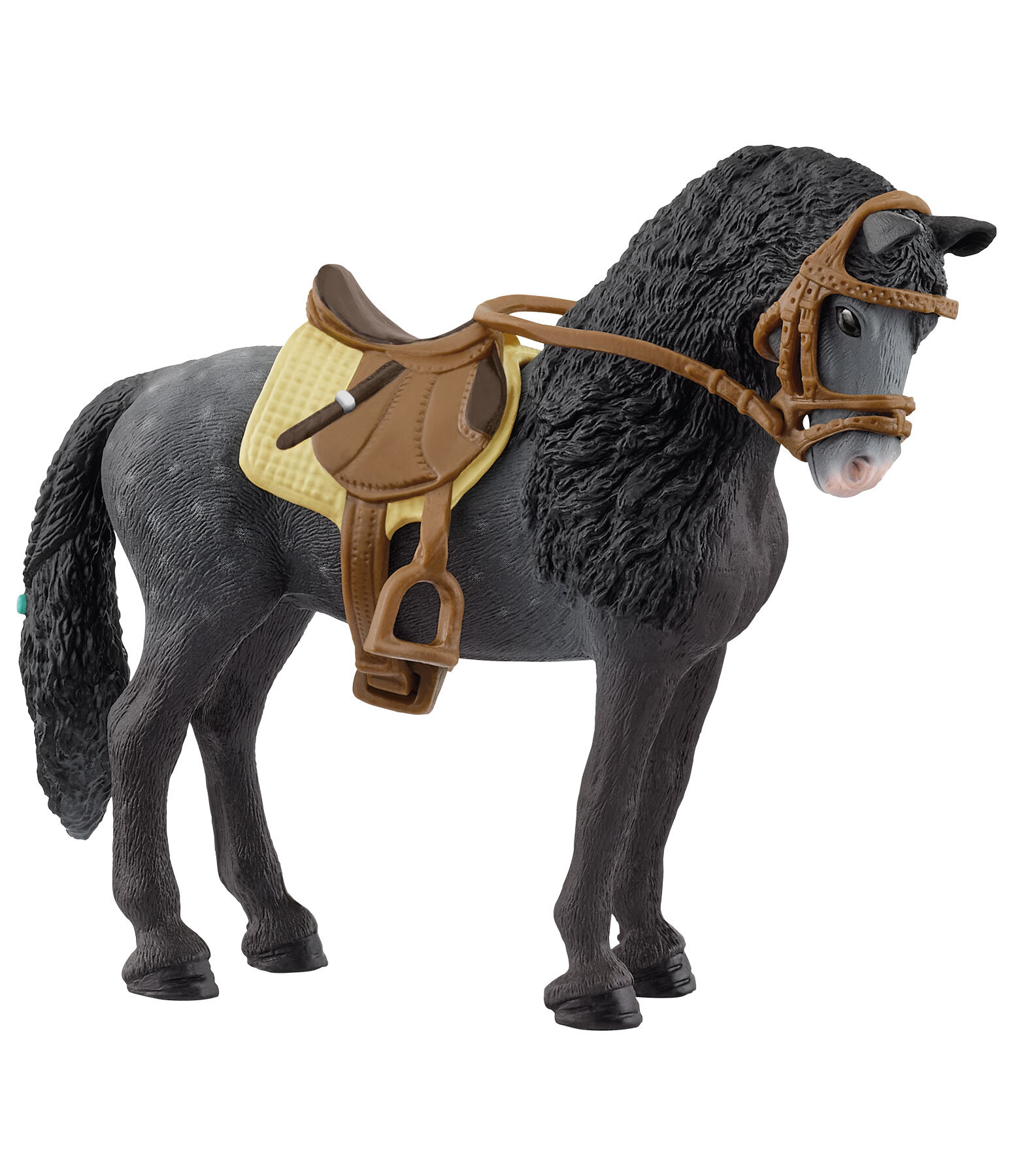 Pura Raza Espaola Mare with Saddle and Bridle