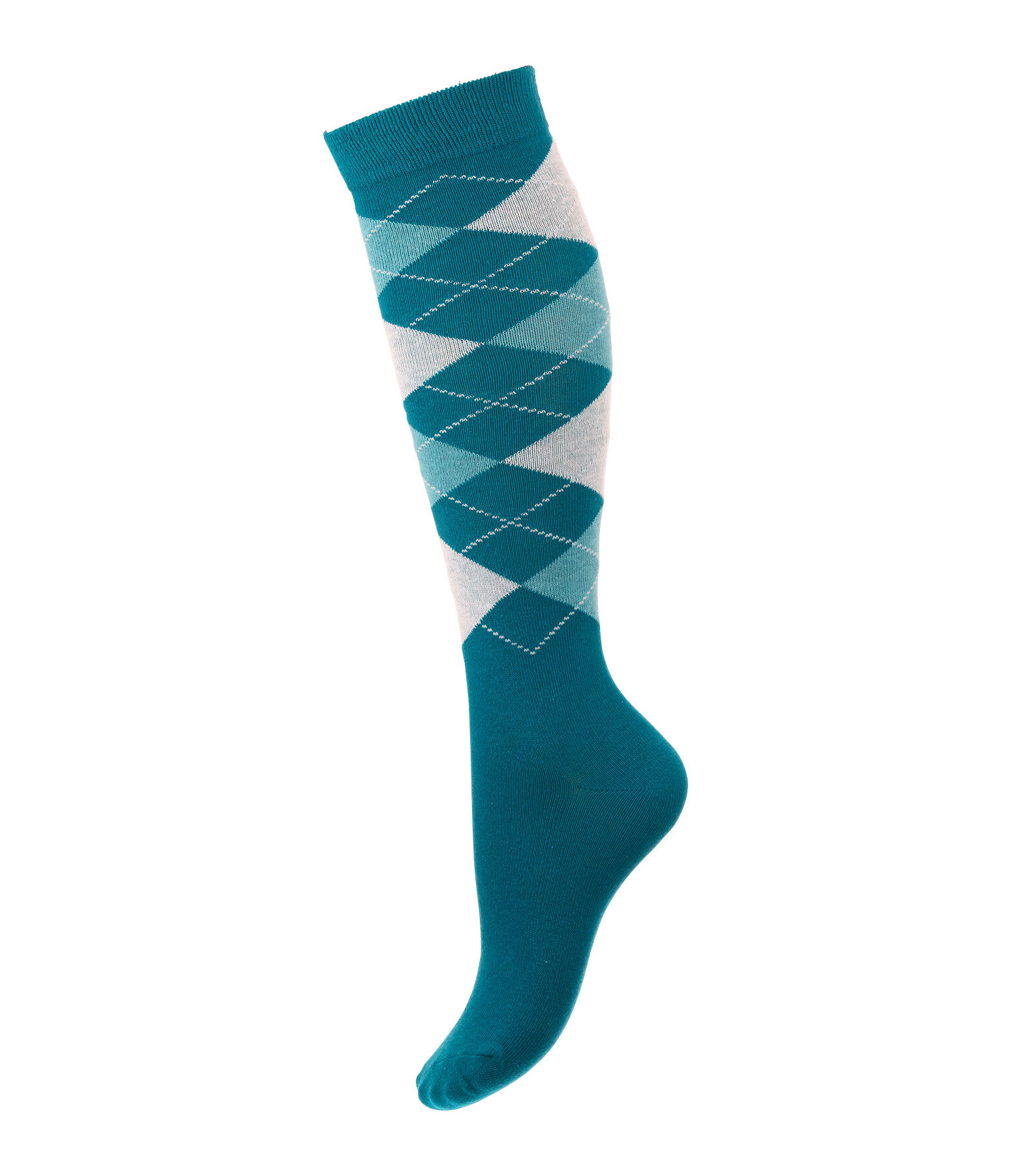 Argyle Knee High Socks