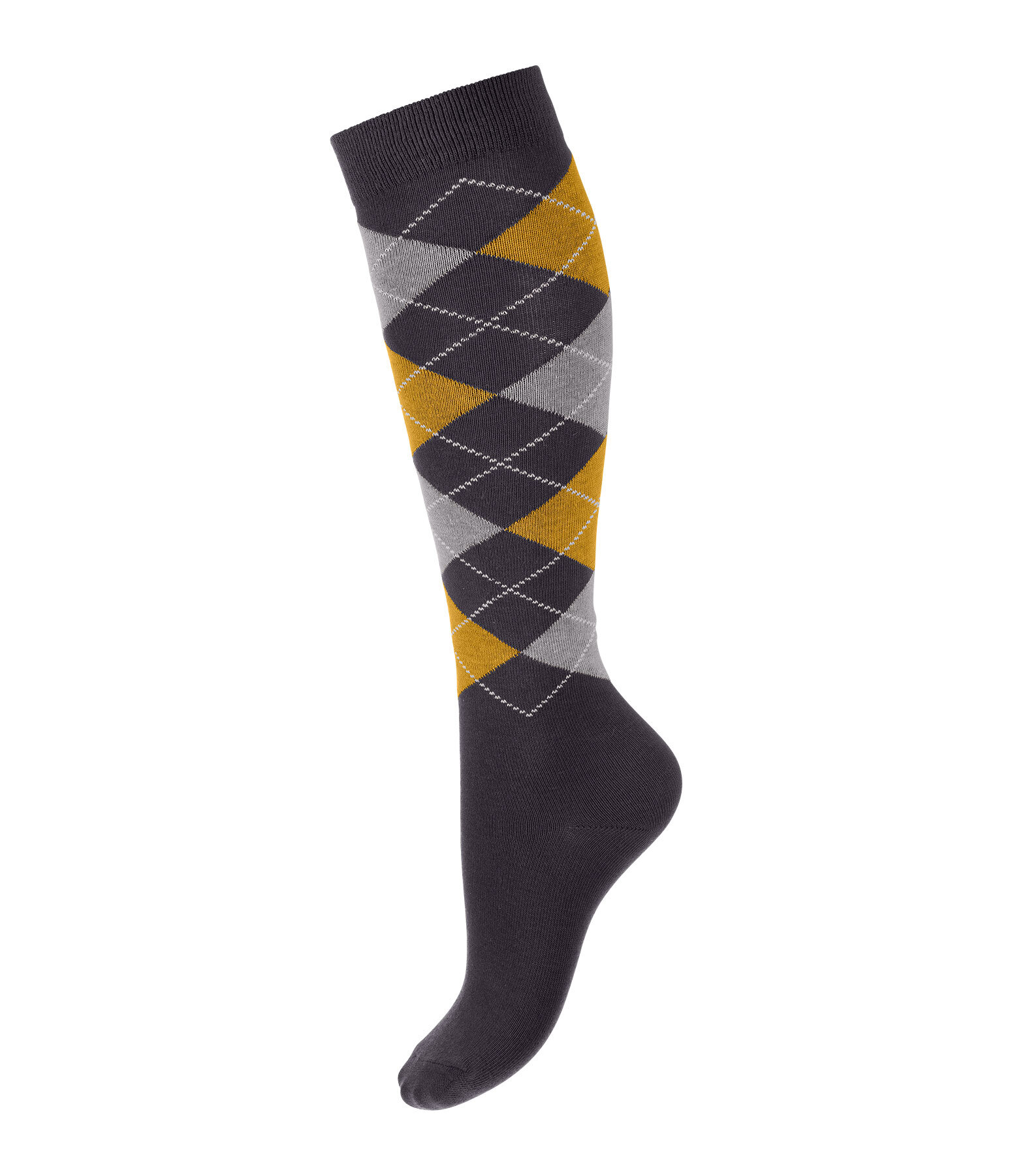 Argyle Knee Socks