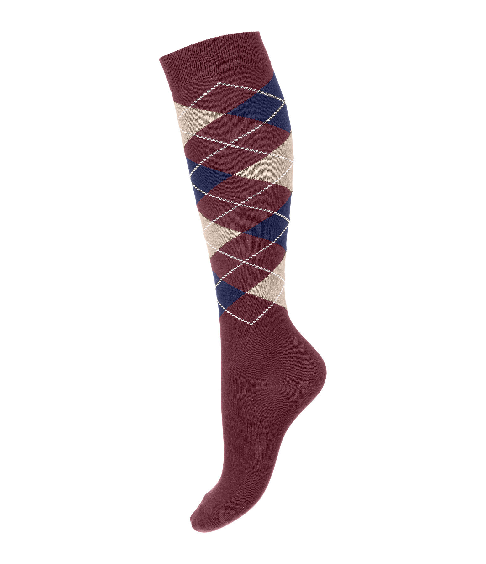 Knee High Socks Argyle