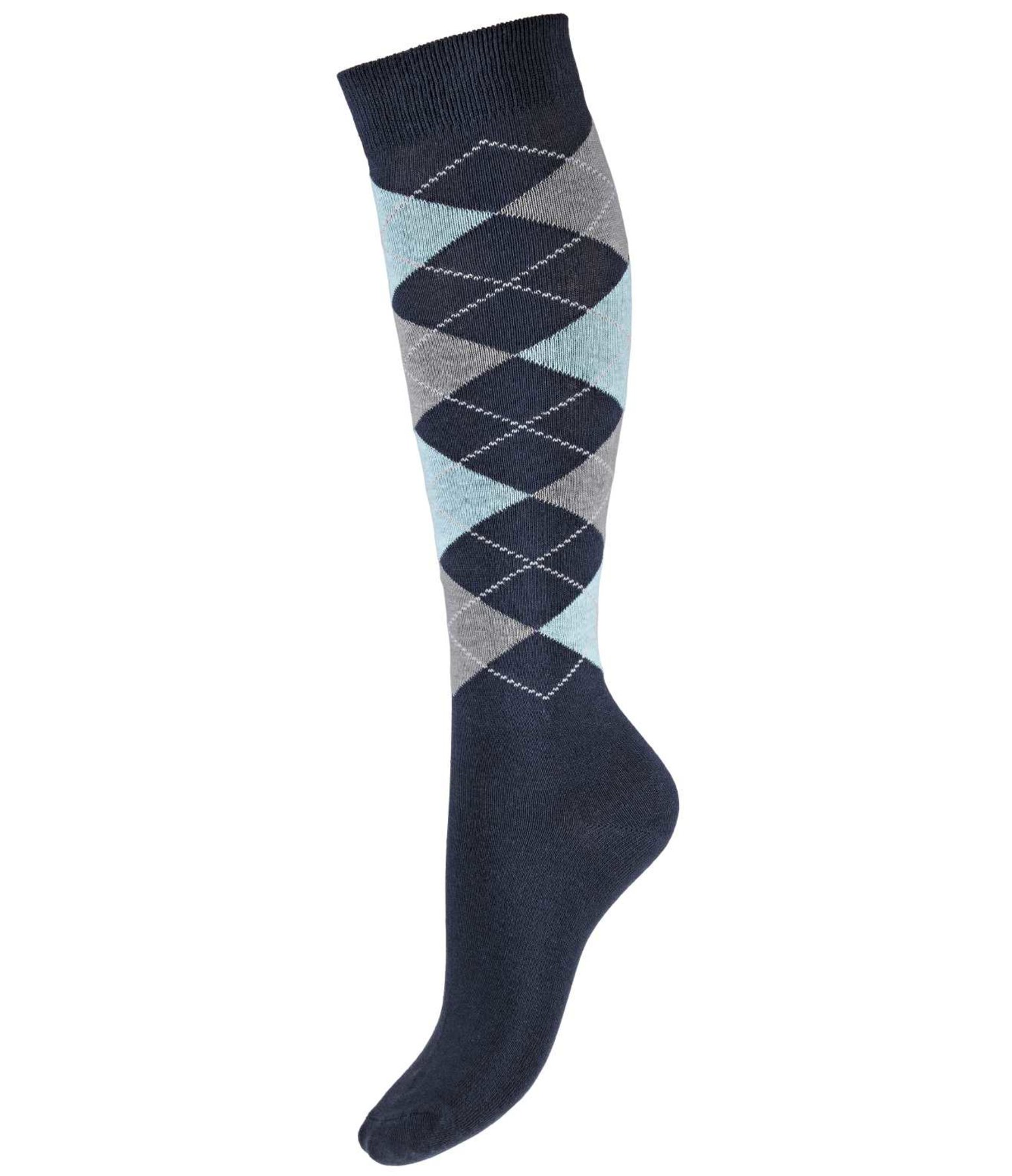 Argyle Knee Socks