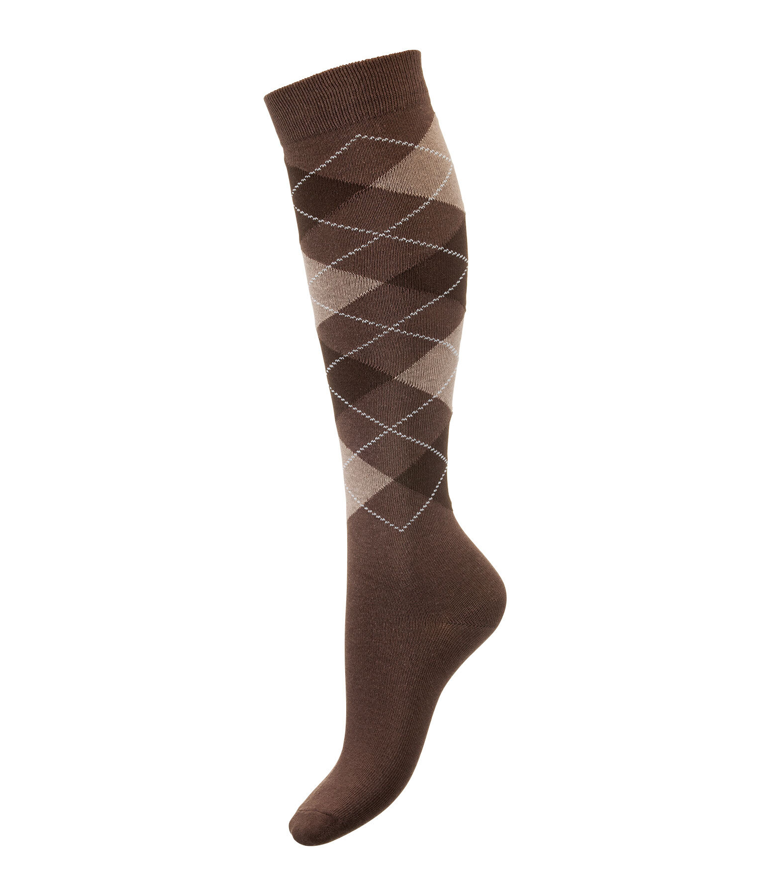 Argyle Knee Socks