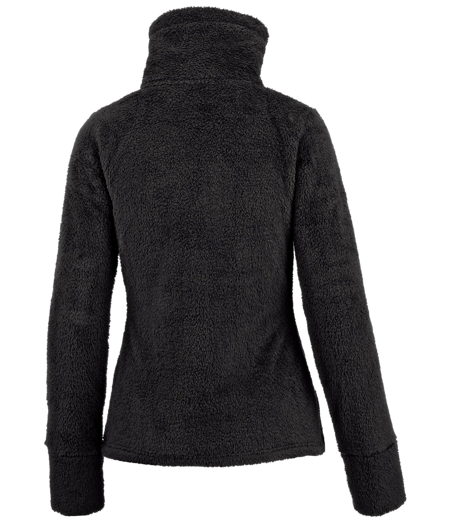 black teddy fleece jacket