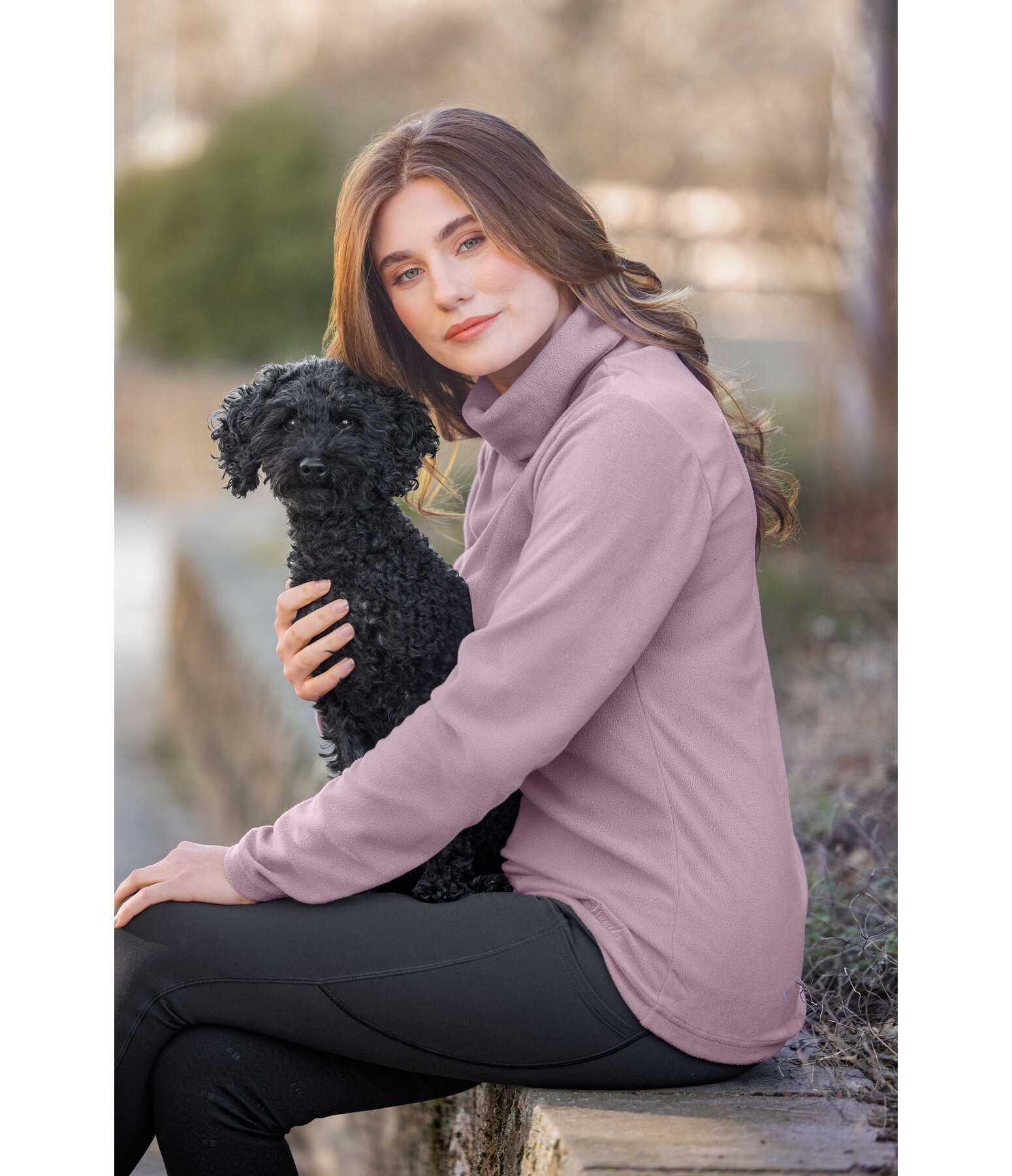 Turtleneck Fleece Jumper Thea