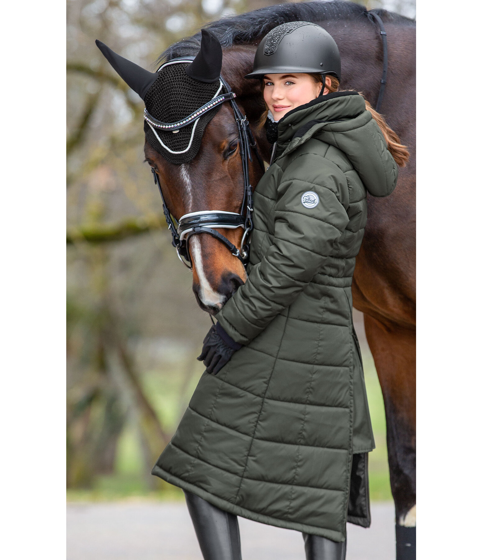 Hooded Riding Coat Davos II