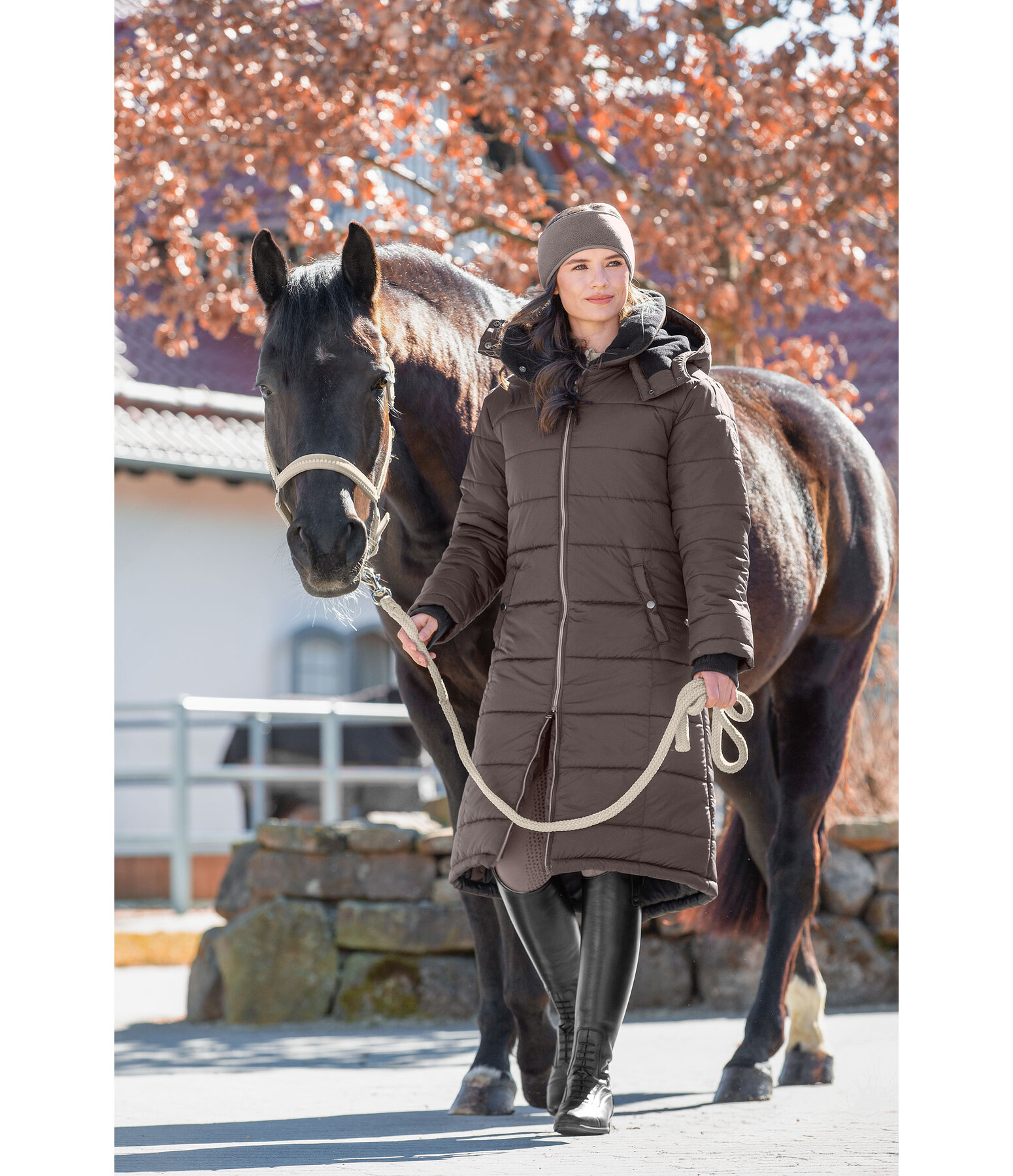 Hooded Riding Coat Davos II