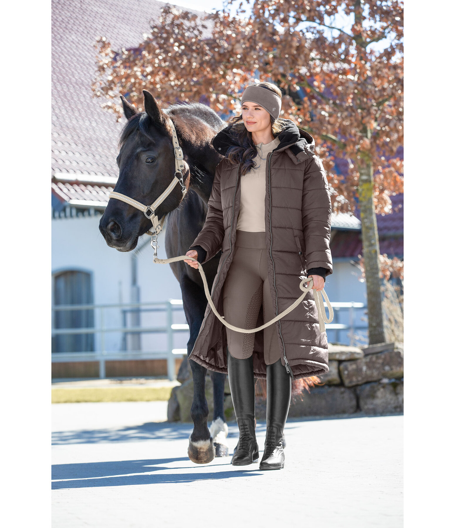 Hooded Riding Coat Davos II
