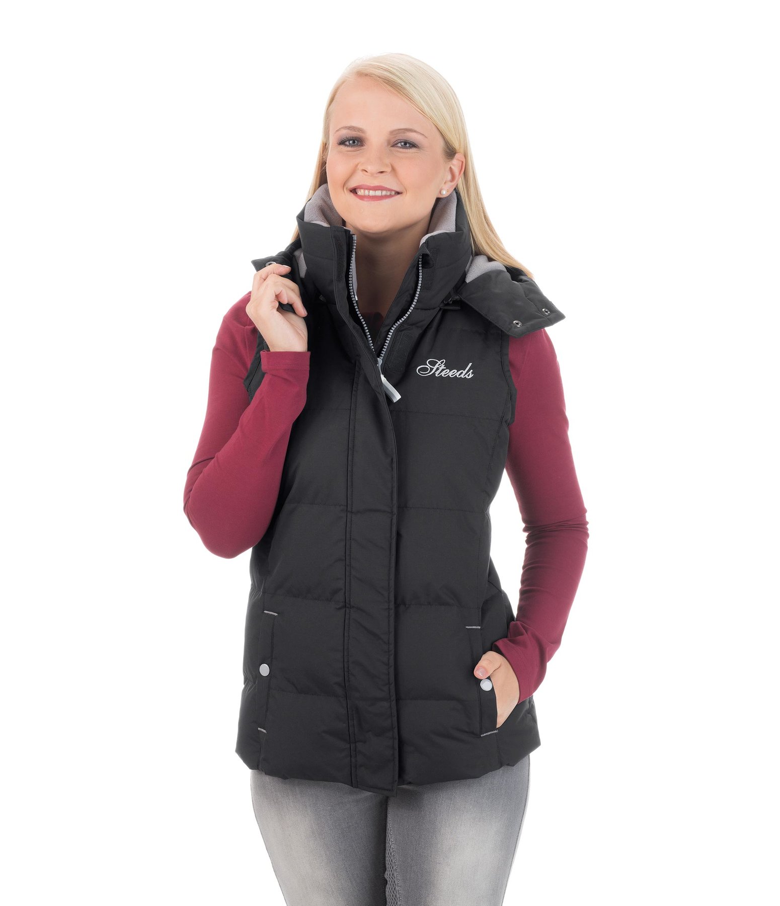 Hooded Riding Gilet Luna Riding Gilets Kramer Equestrian