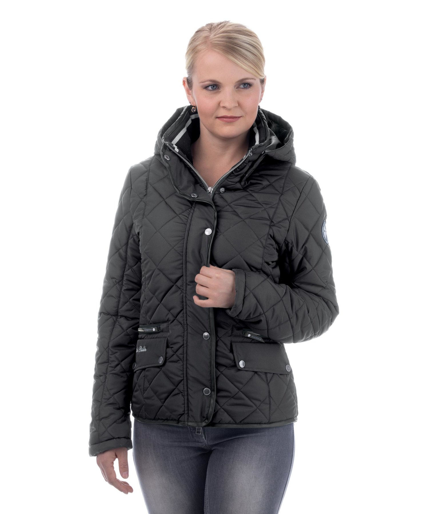 Hooded Quilted Riding Jacket Clara Kramer Equestrian