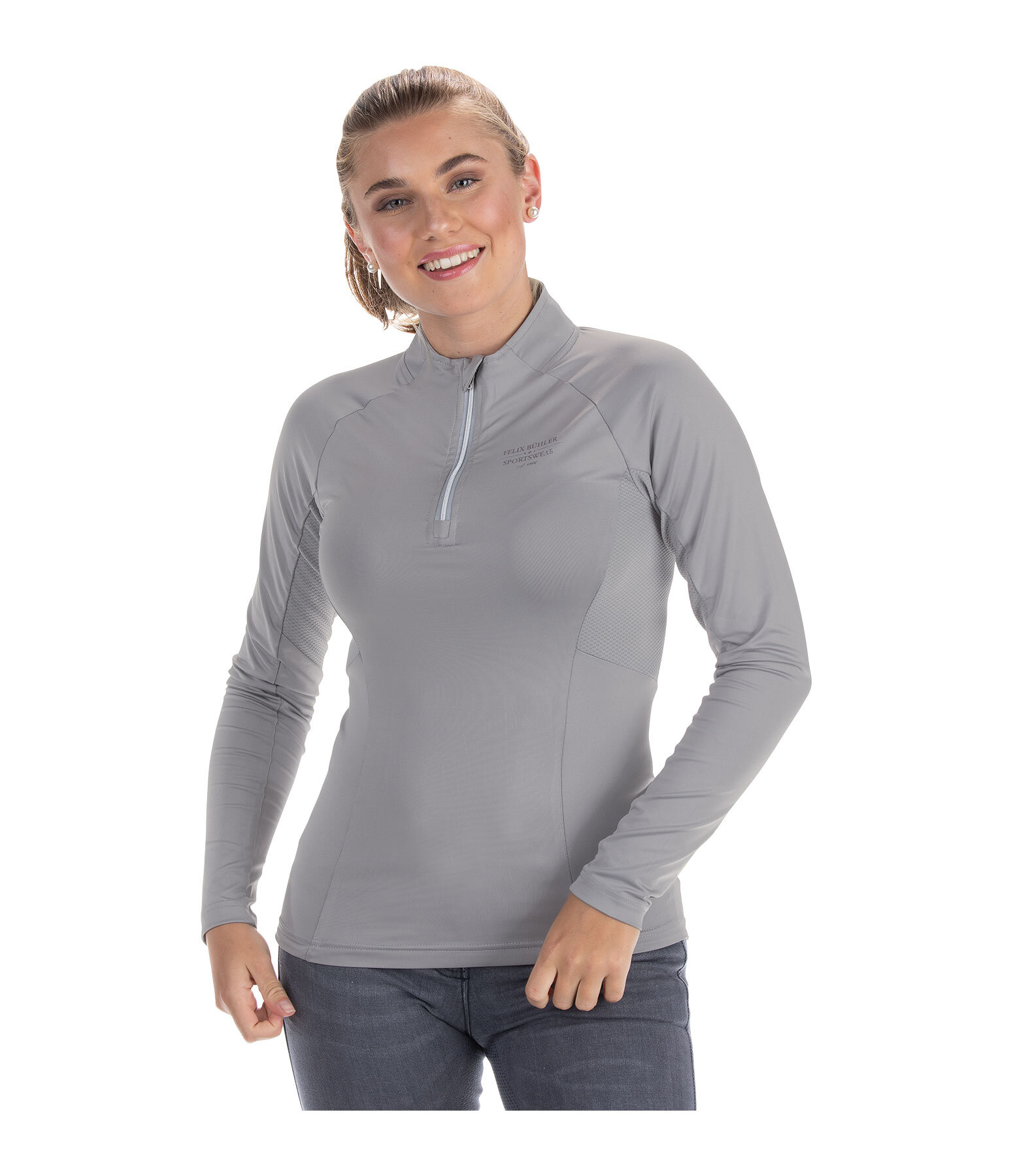 Zip Functional Long Sleeve Shirt Sofie