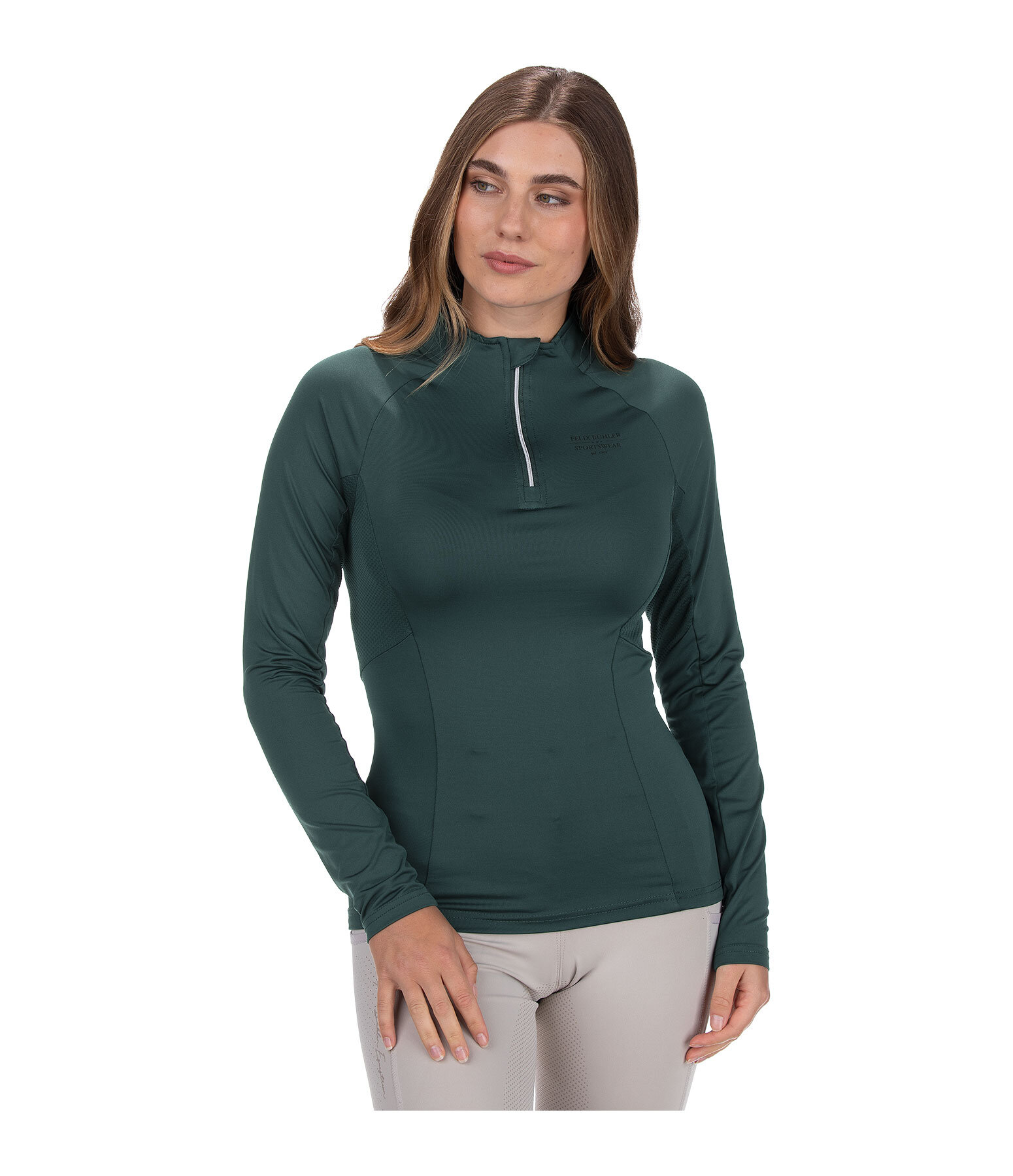 Zip Functional Long Sleeve Shirt Sofie
