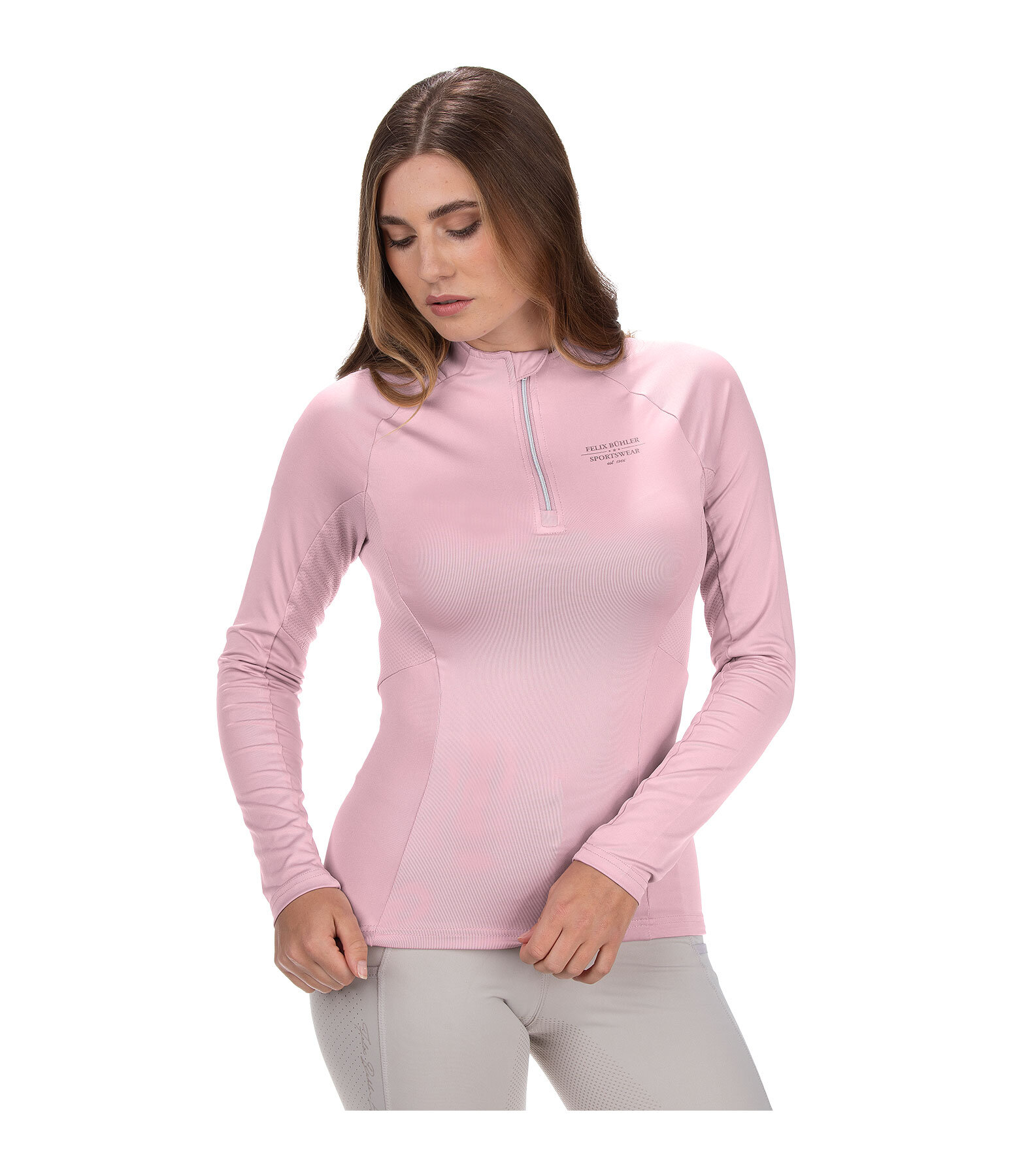 Zip Functional Long Sleeve Shirt Sofie