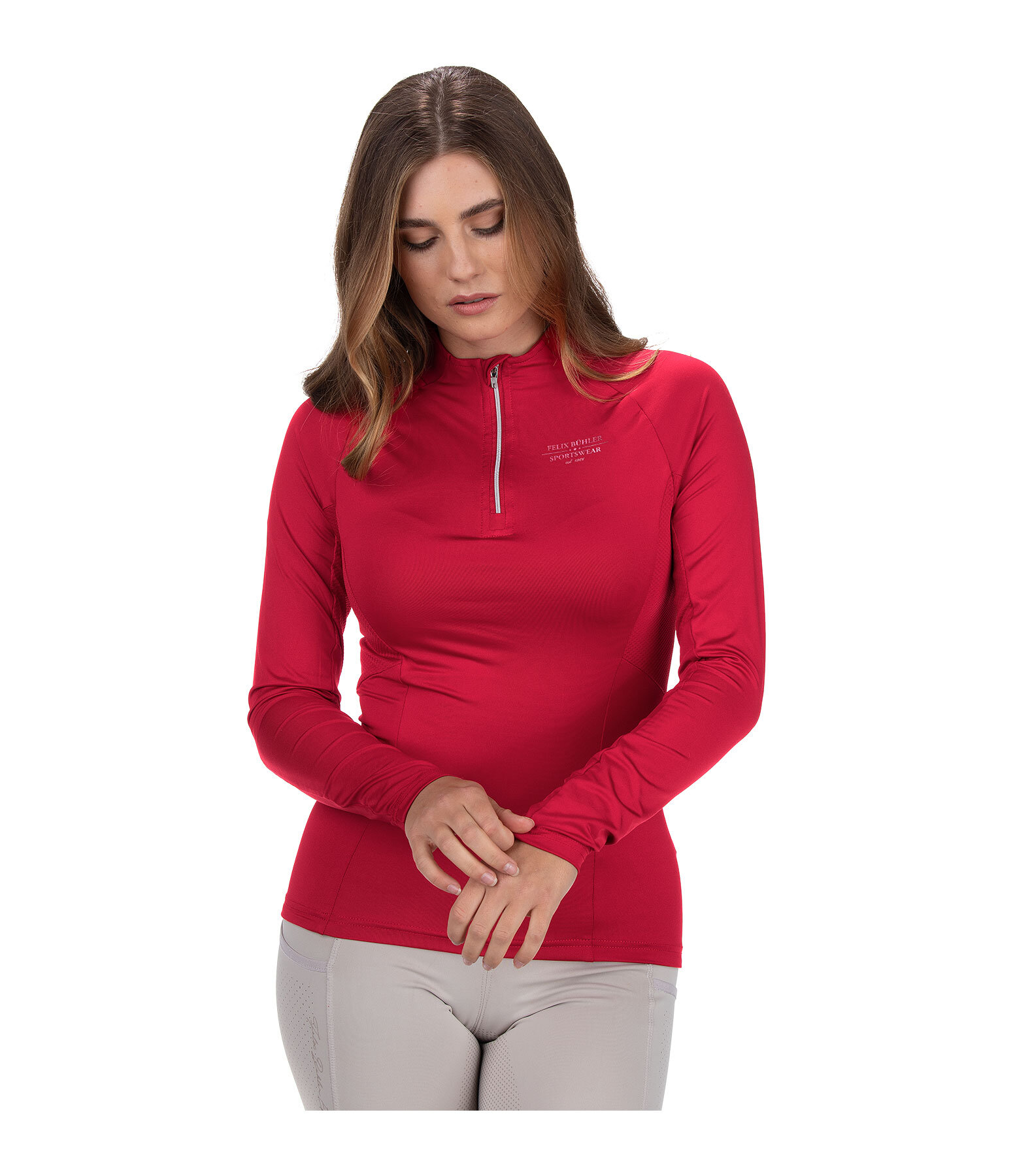 Zip Functional Long Sleeve Shirt Sofie