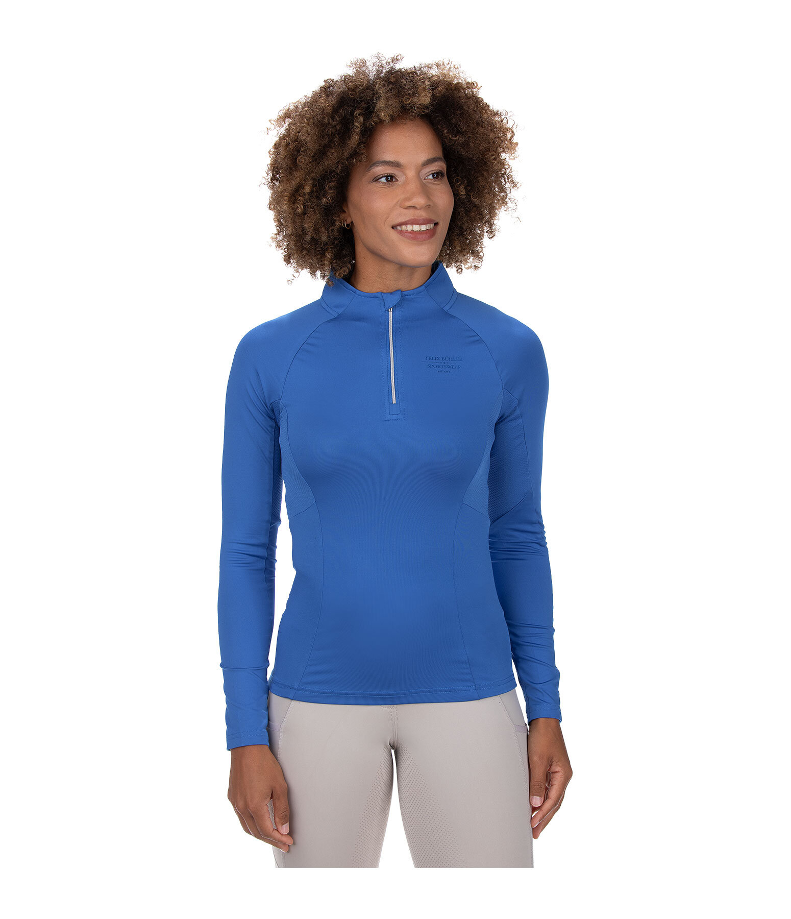 Zip Functional Long Sleeve Shirt Sofie