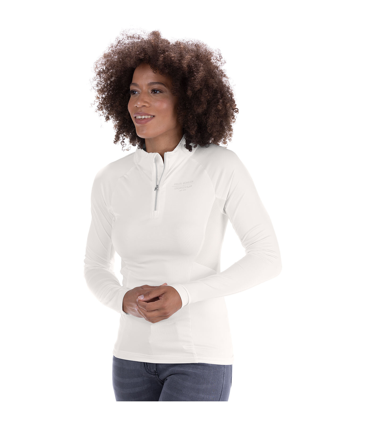 Zip Functional Long Sleeve Shirt Sofie