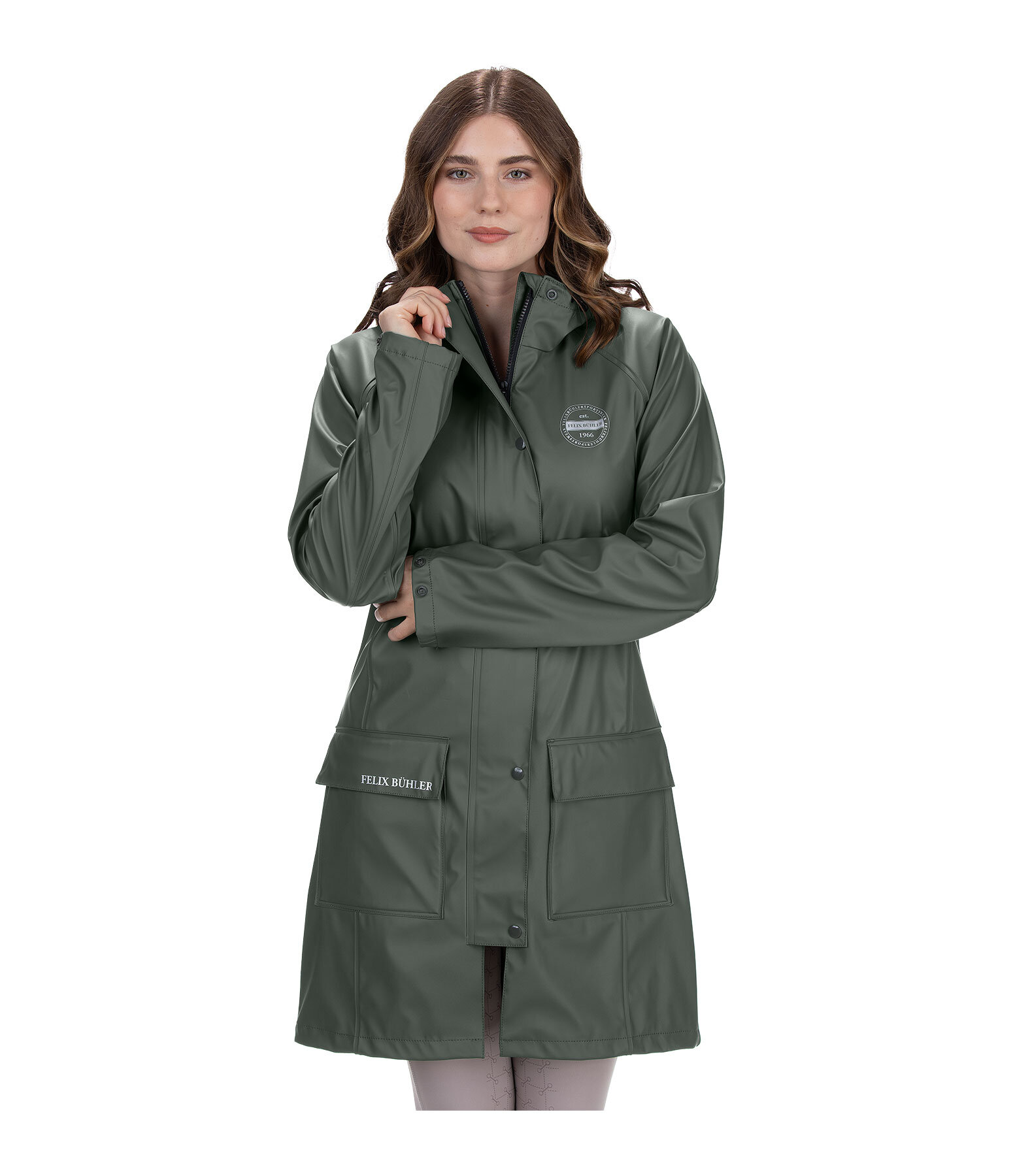 Hooded Riding Raincoat Amy