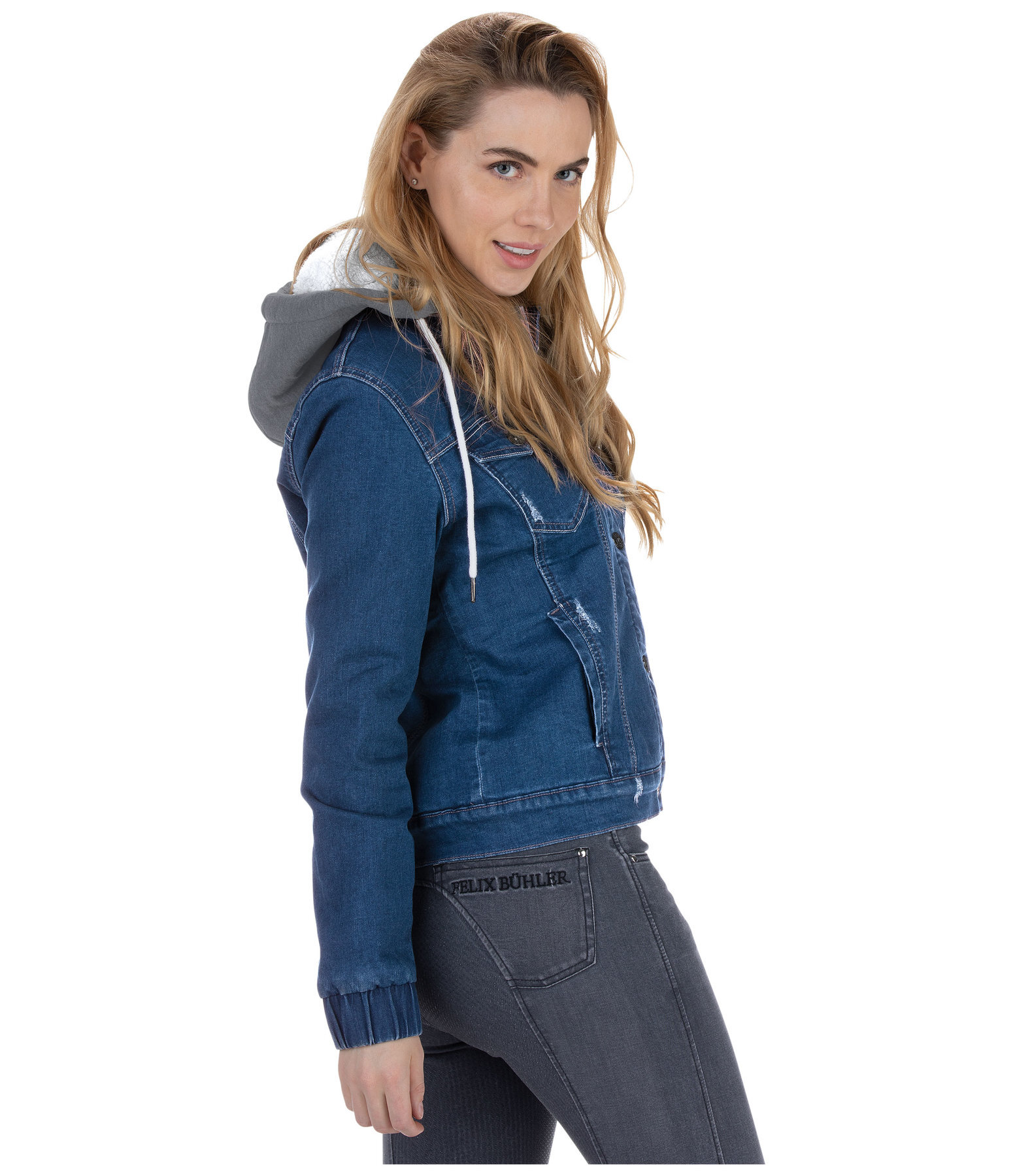 Denim Jacket Maja Winter Riding Jackets Kramer Equestrian