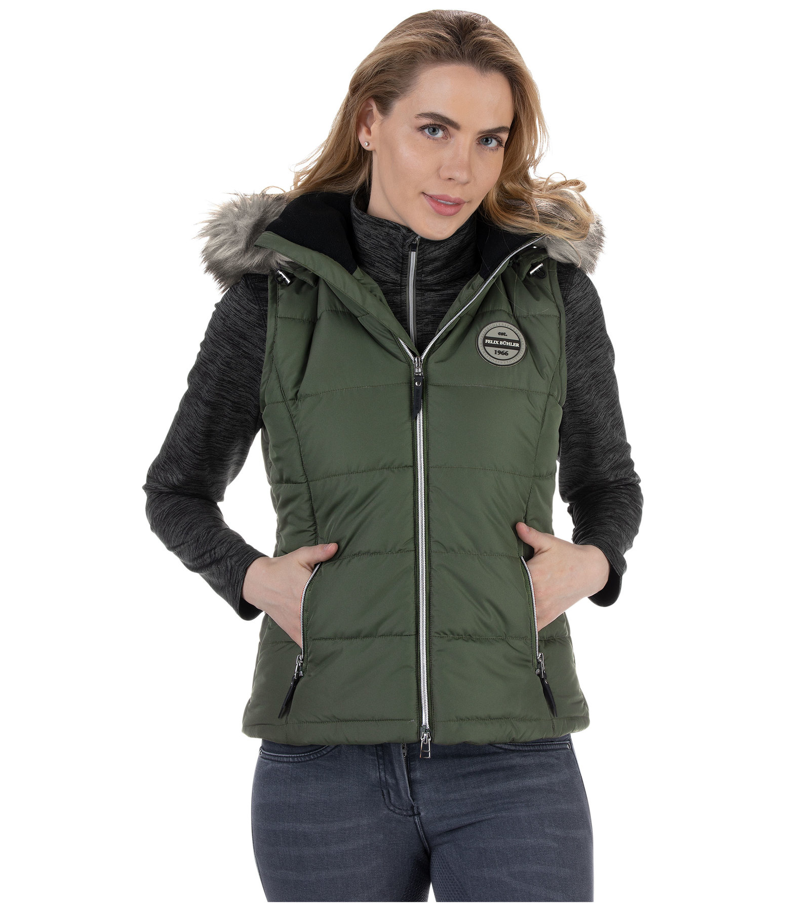 Hooded Riding Gilet Laura Riding Gilets Kramer Equestrian