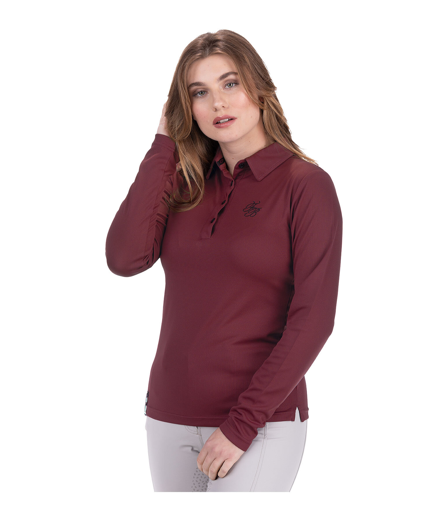 Functional Long-Sleeved Polo Shirt Mara LS