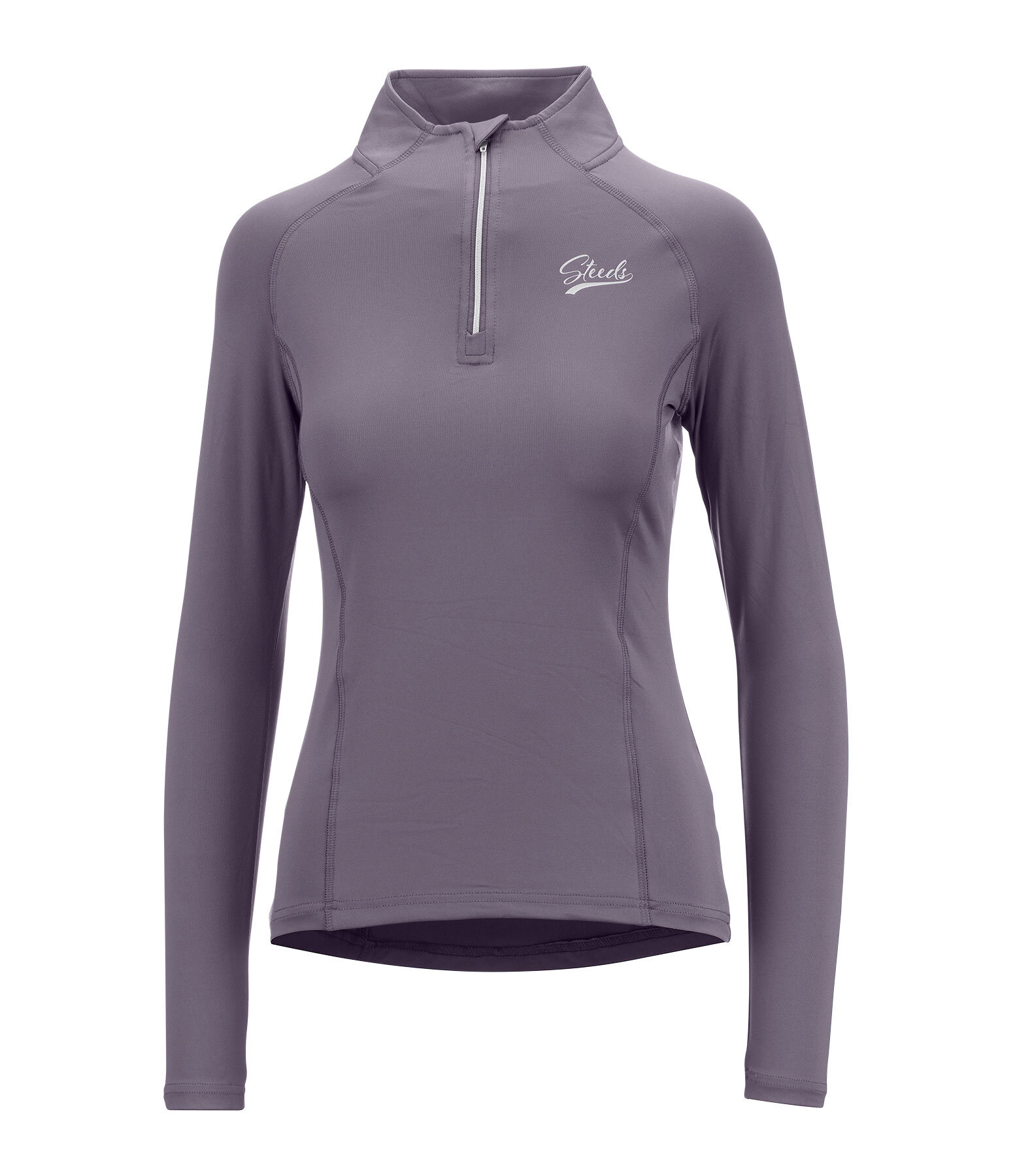 Zip Functional Long Sleeve Shirt Lea