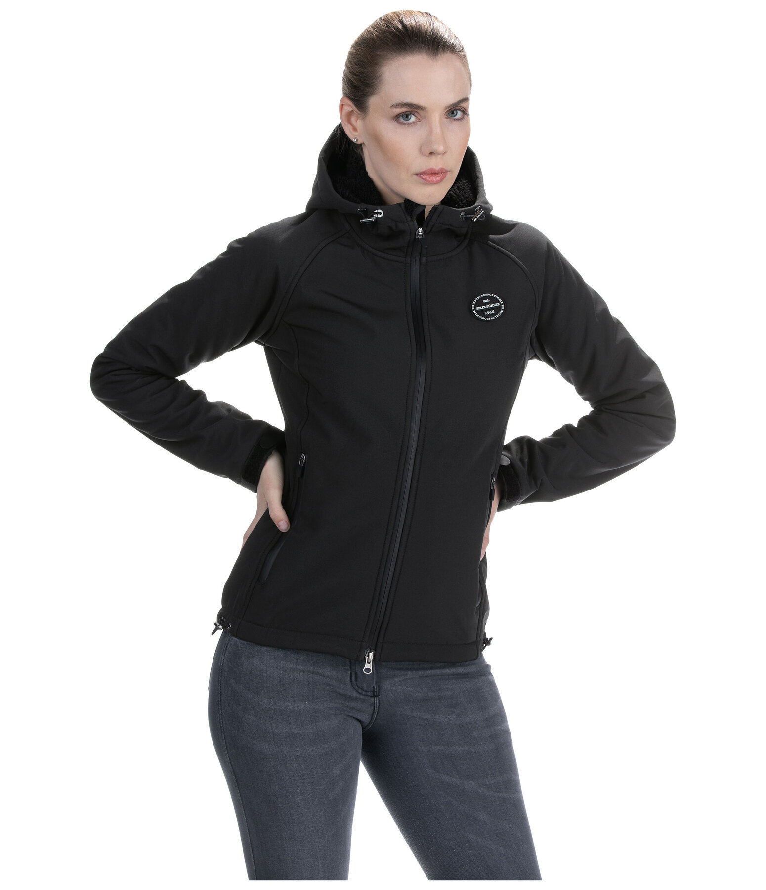 Hooded Soft Shell Riding Jacket Lara