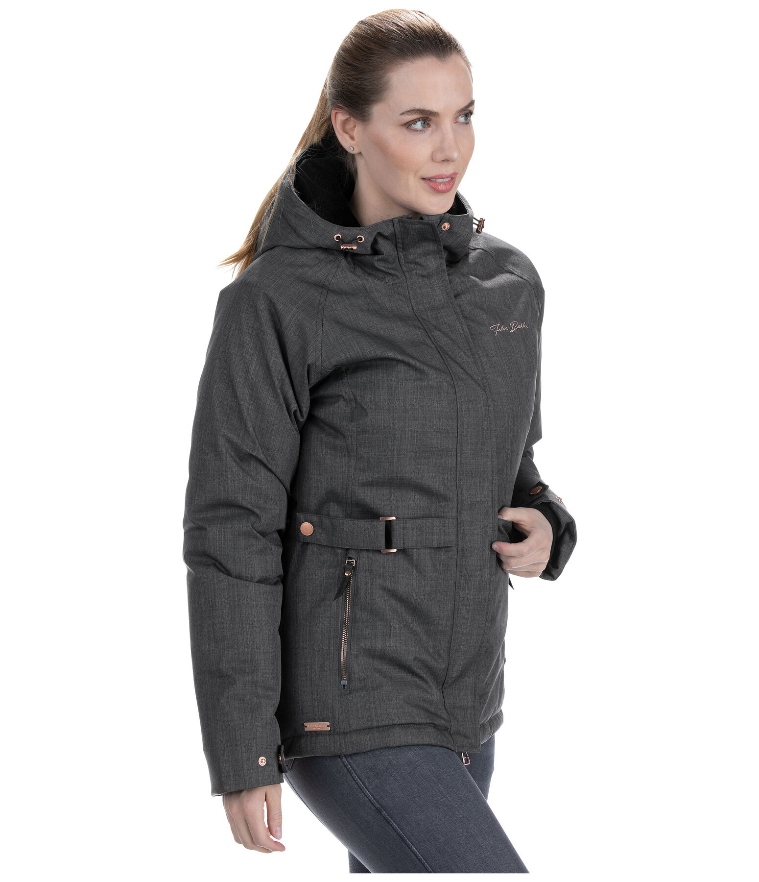 Hooded Functional Riding Jacket Claire