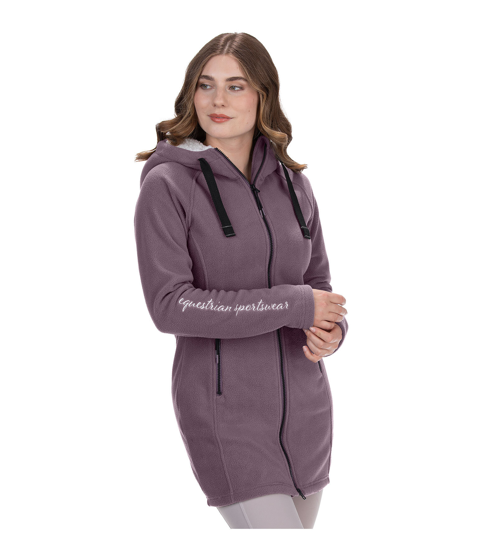 Hooded Fleece Coat Greta
