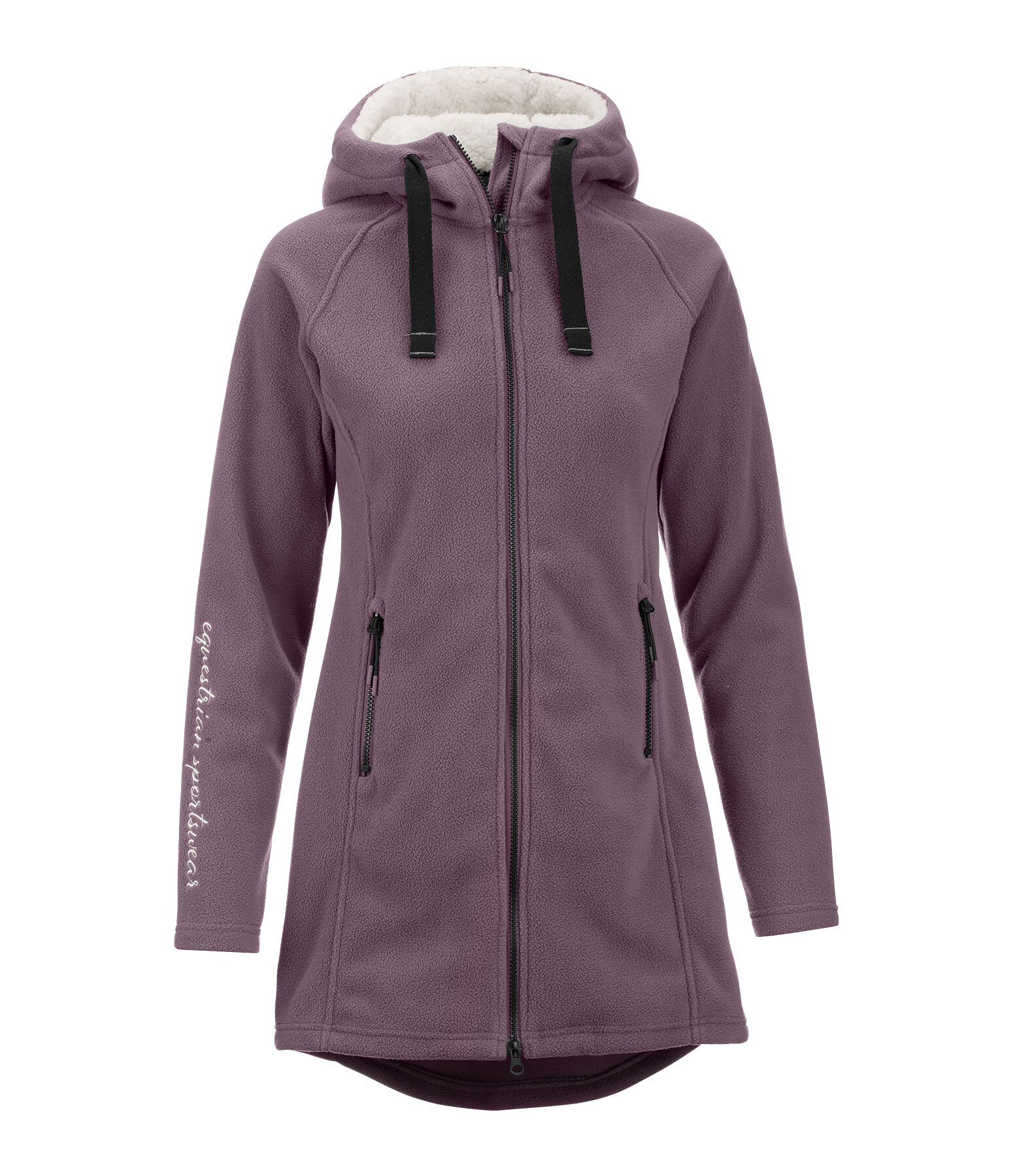 Hooded Fleece Coat Greta