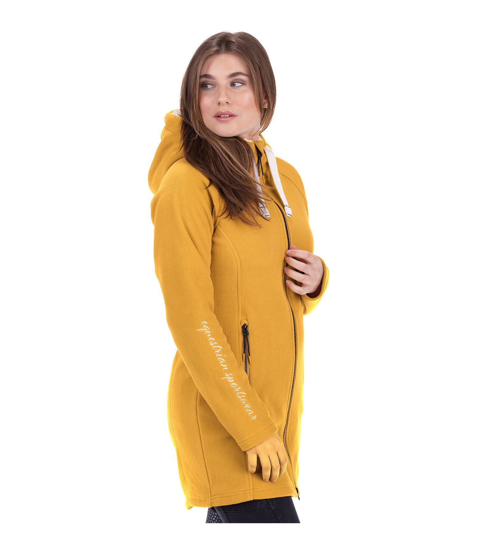 Hooded Fleece Coat Greta