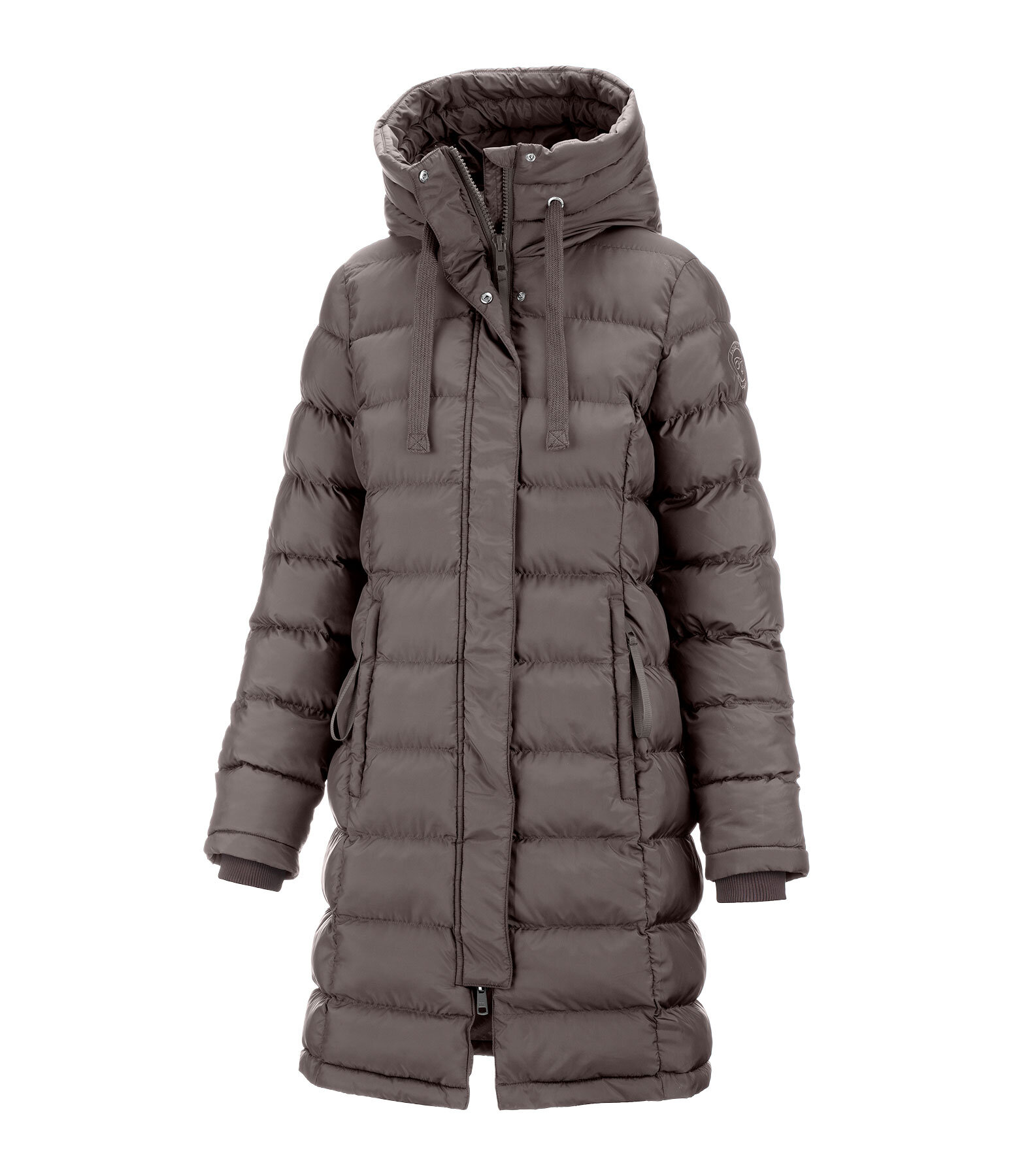 Hooded Quilted Riding Coat Minou