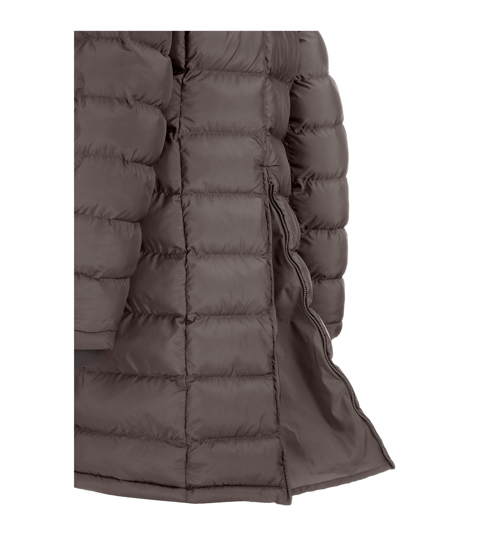 Hooded Quilted Riding Coat Minou