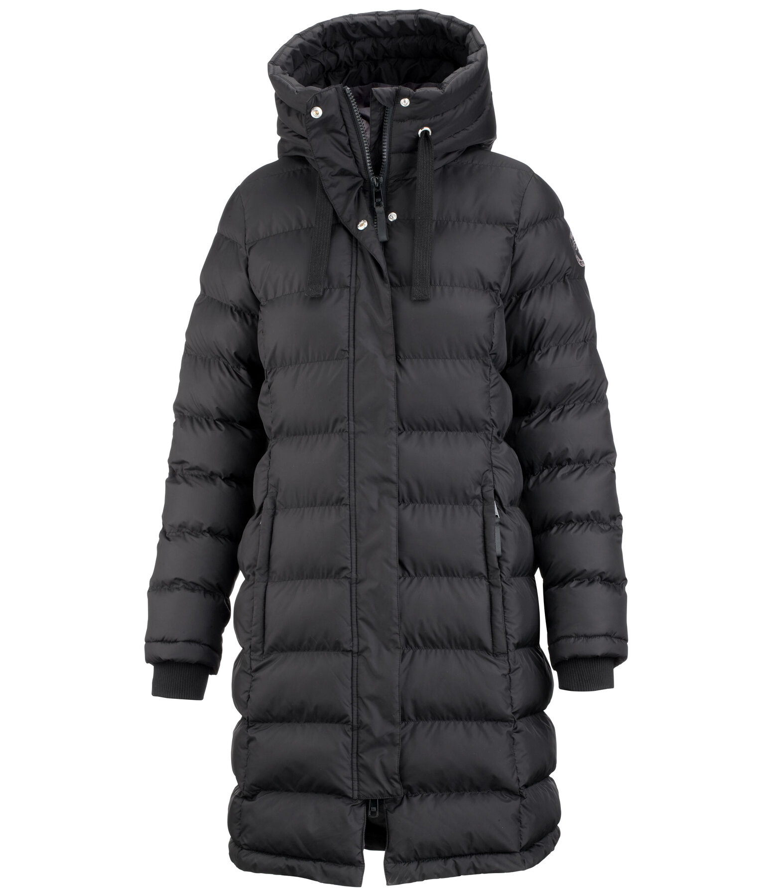 Hooded Quilted Riding Coat Minou