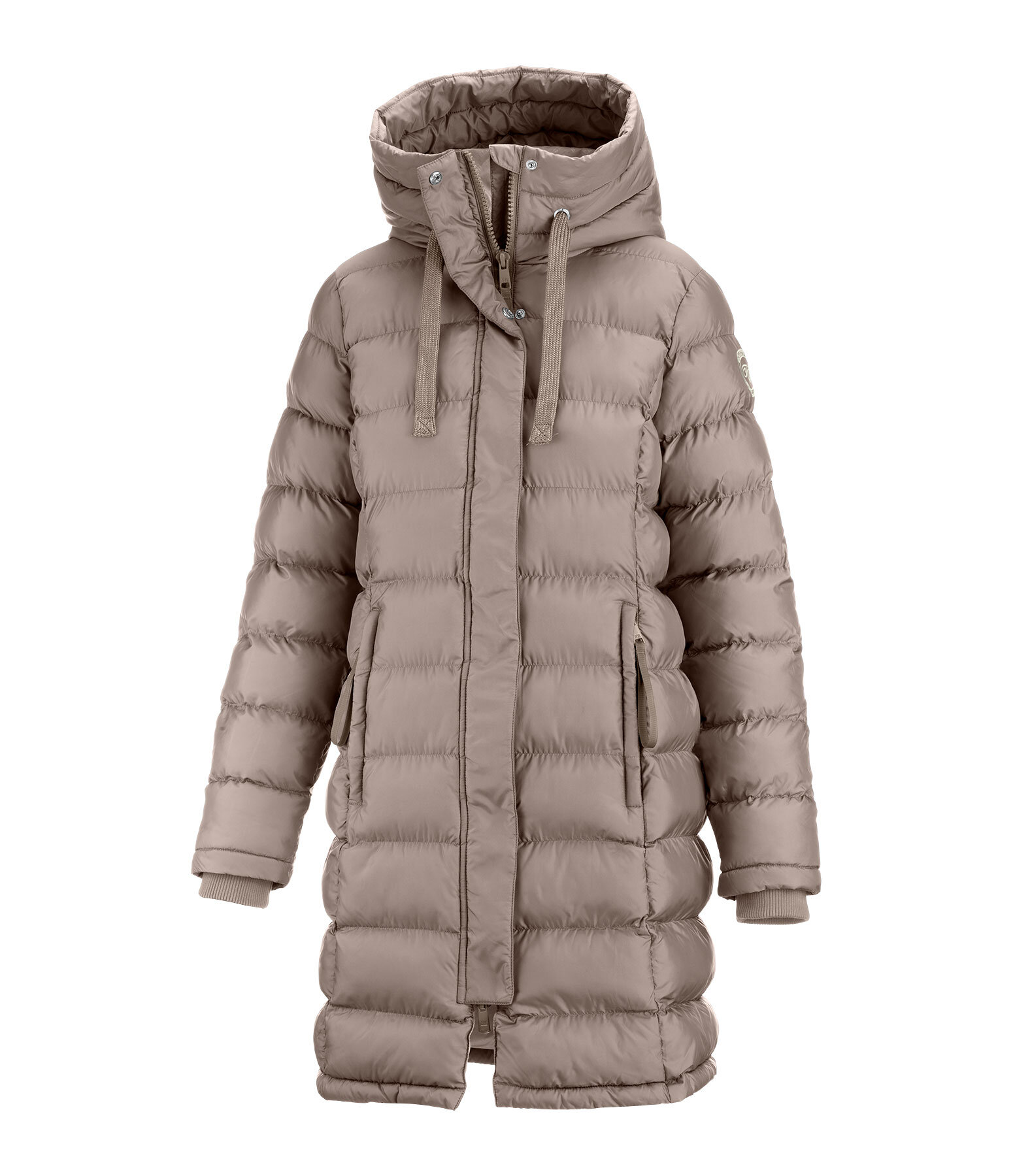 Hooded Quilted Riding Coat Minou