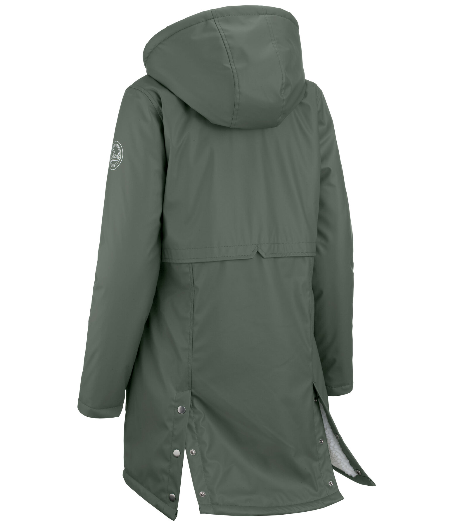 Teddy Fleece Hooded Raincoat Nella II