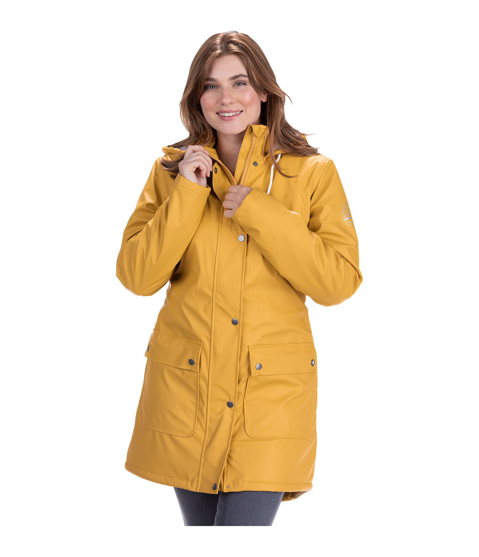 Teddy Fleece Hooded Raincoat Nella II