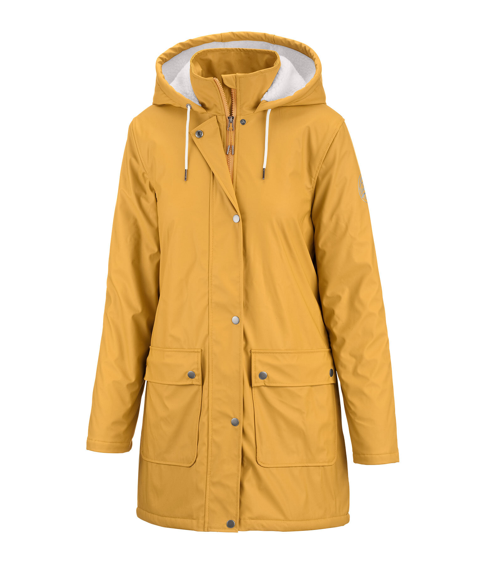 Teddy Fleece Hooded Raincoat Nella II