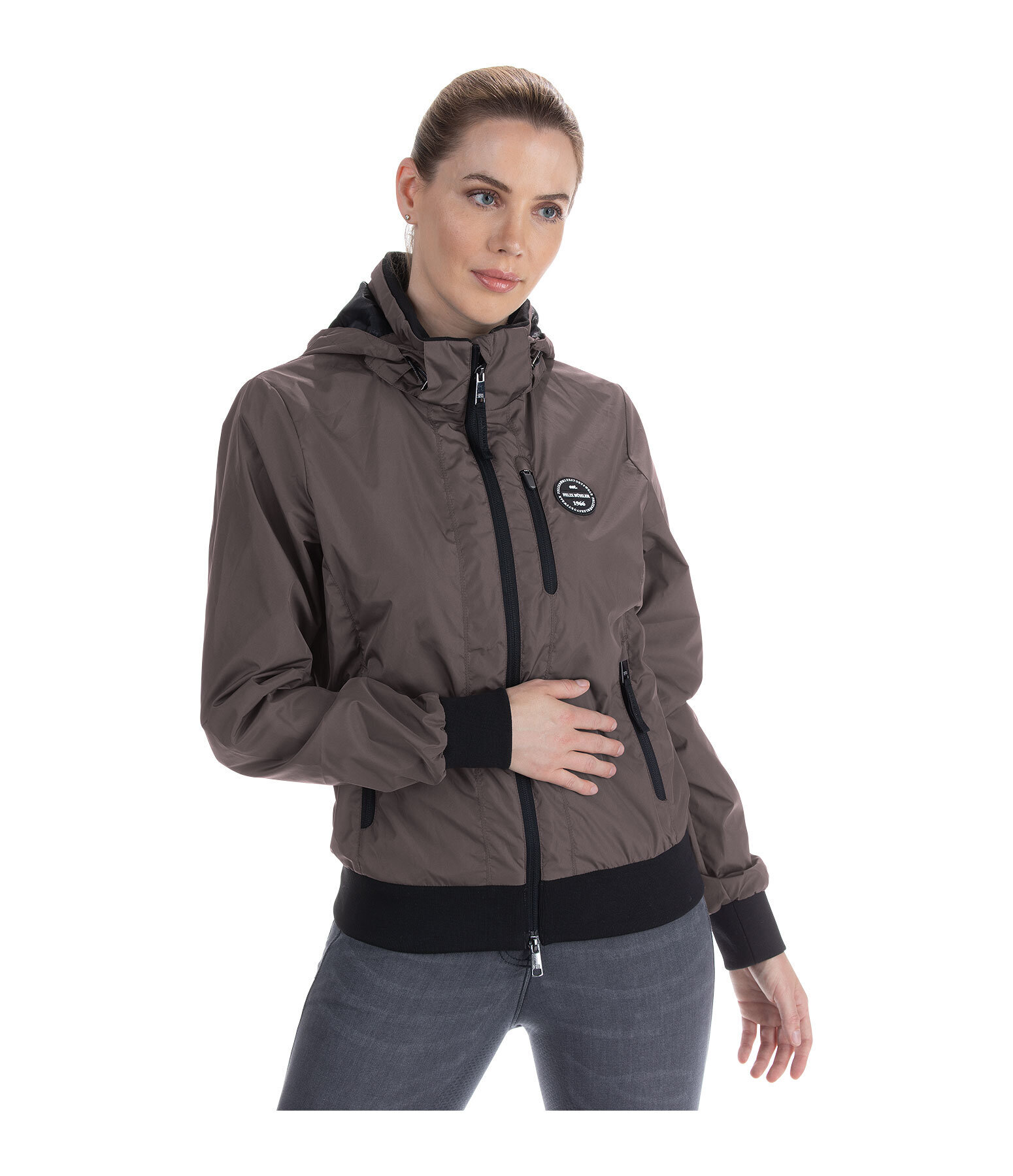 Hooded Riding Blouson Mila